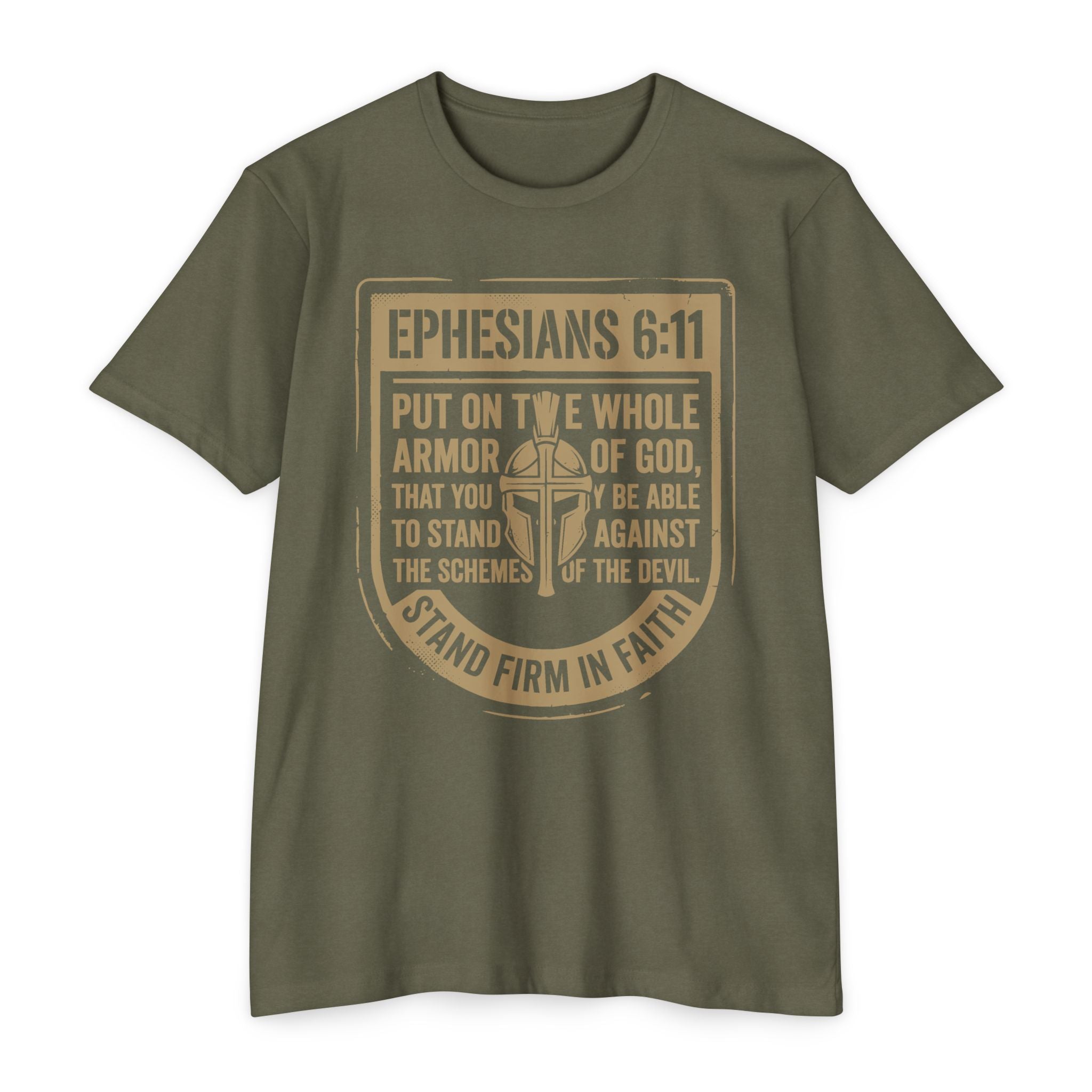 Stand Firm In Faith Patch T-Shirt