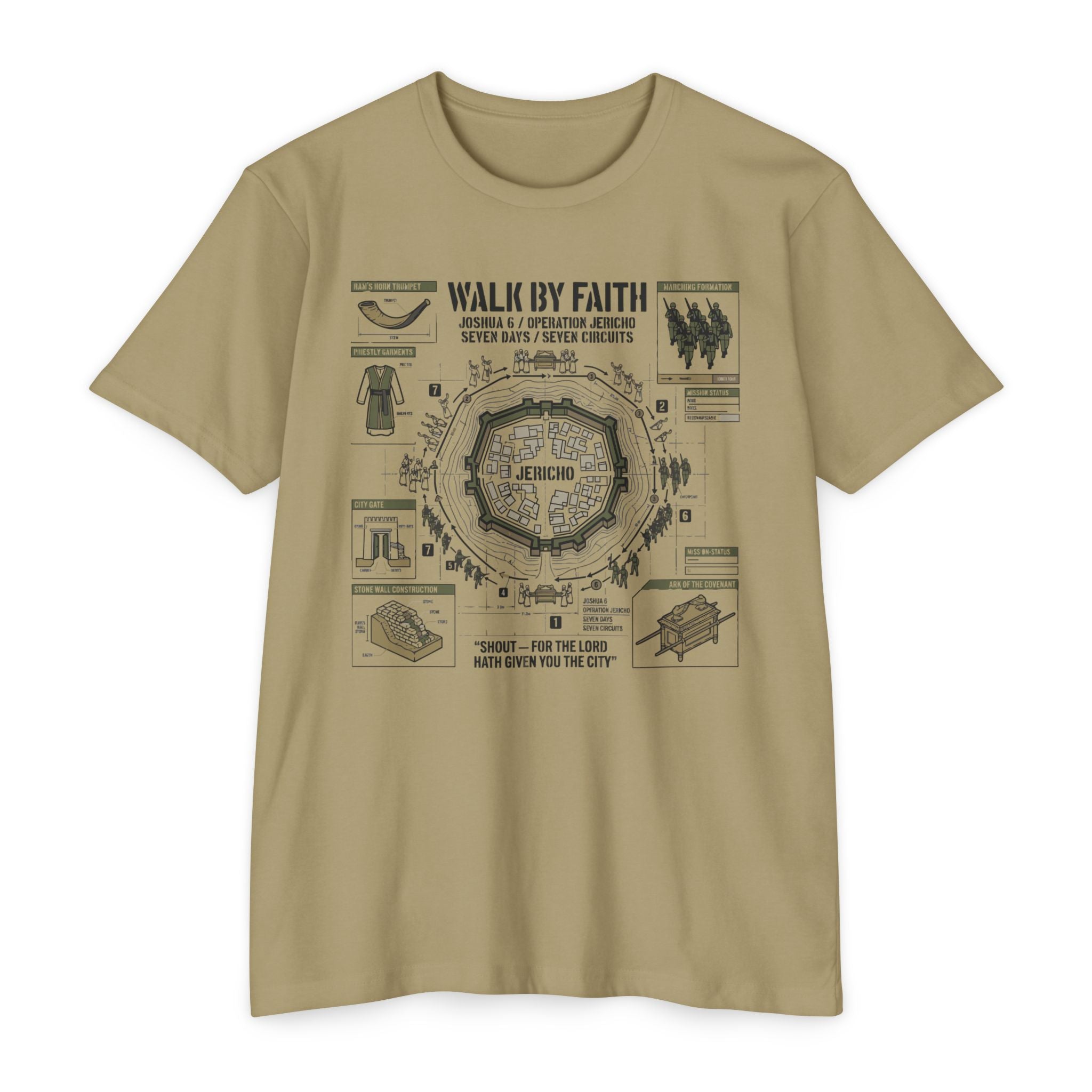 Jericho Tactical Map T-Shirt