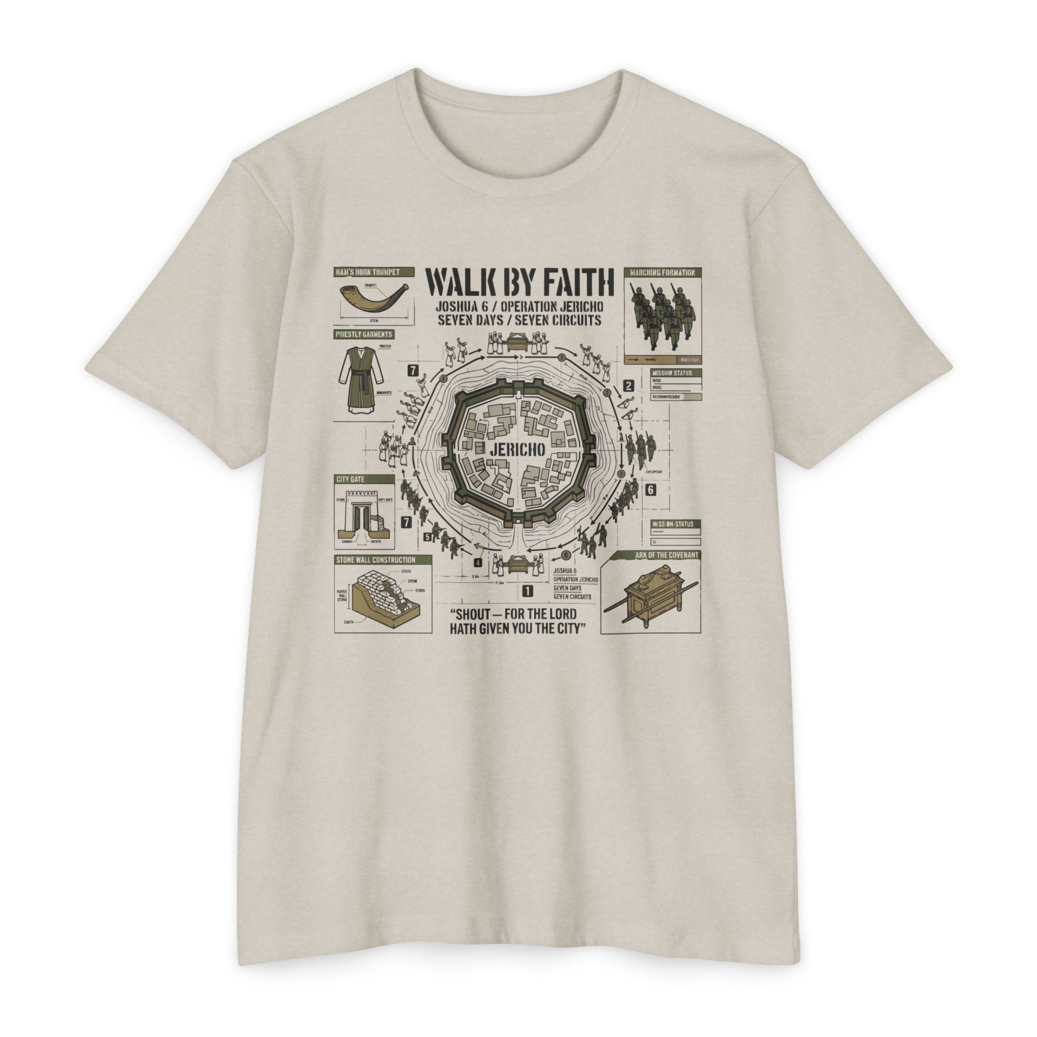 Jericho Tactical Map T-Shirt
