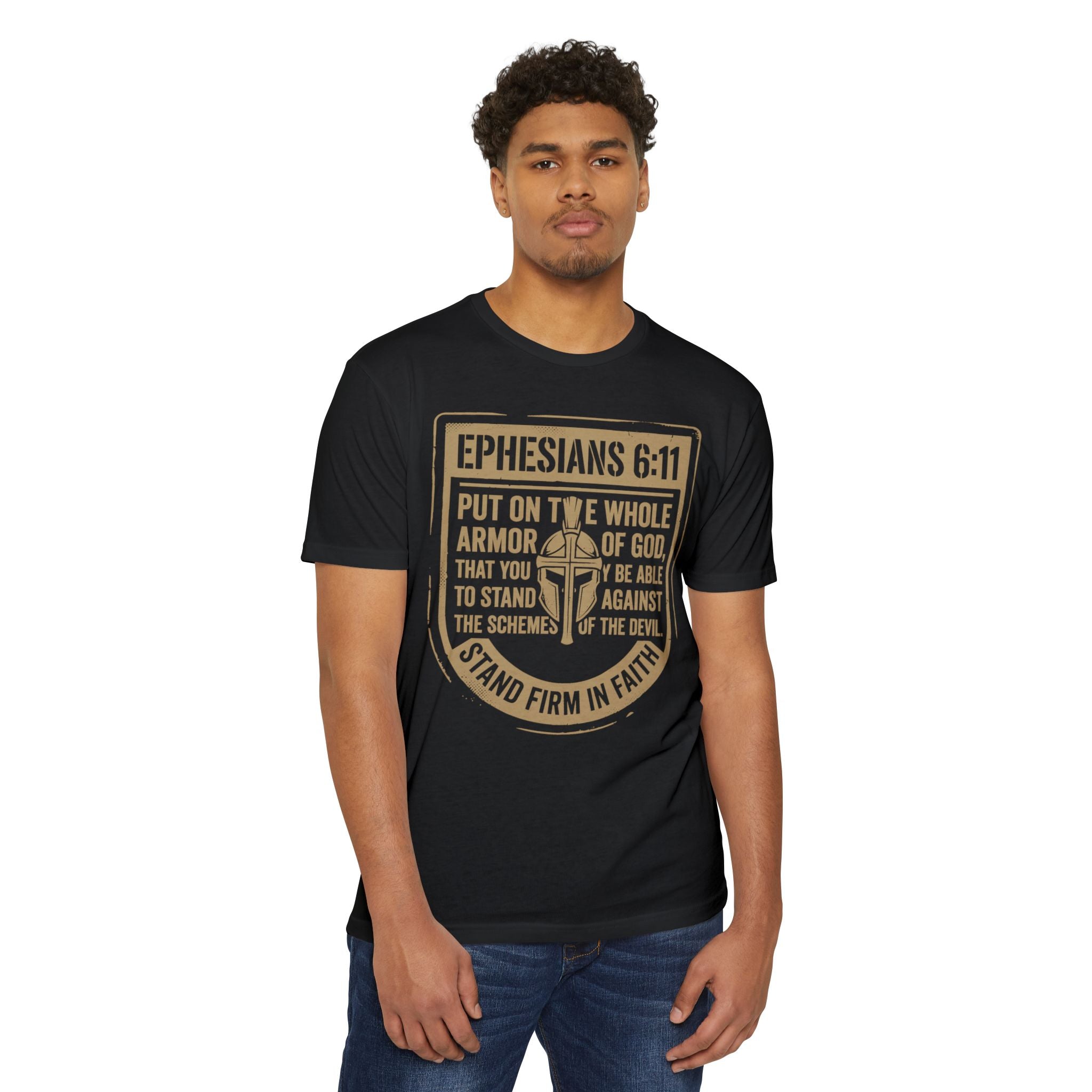 Stand Firm In Faith Patch T-Shirt