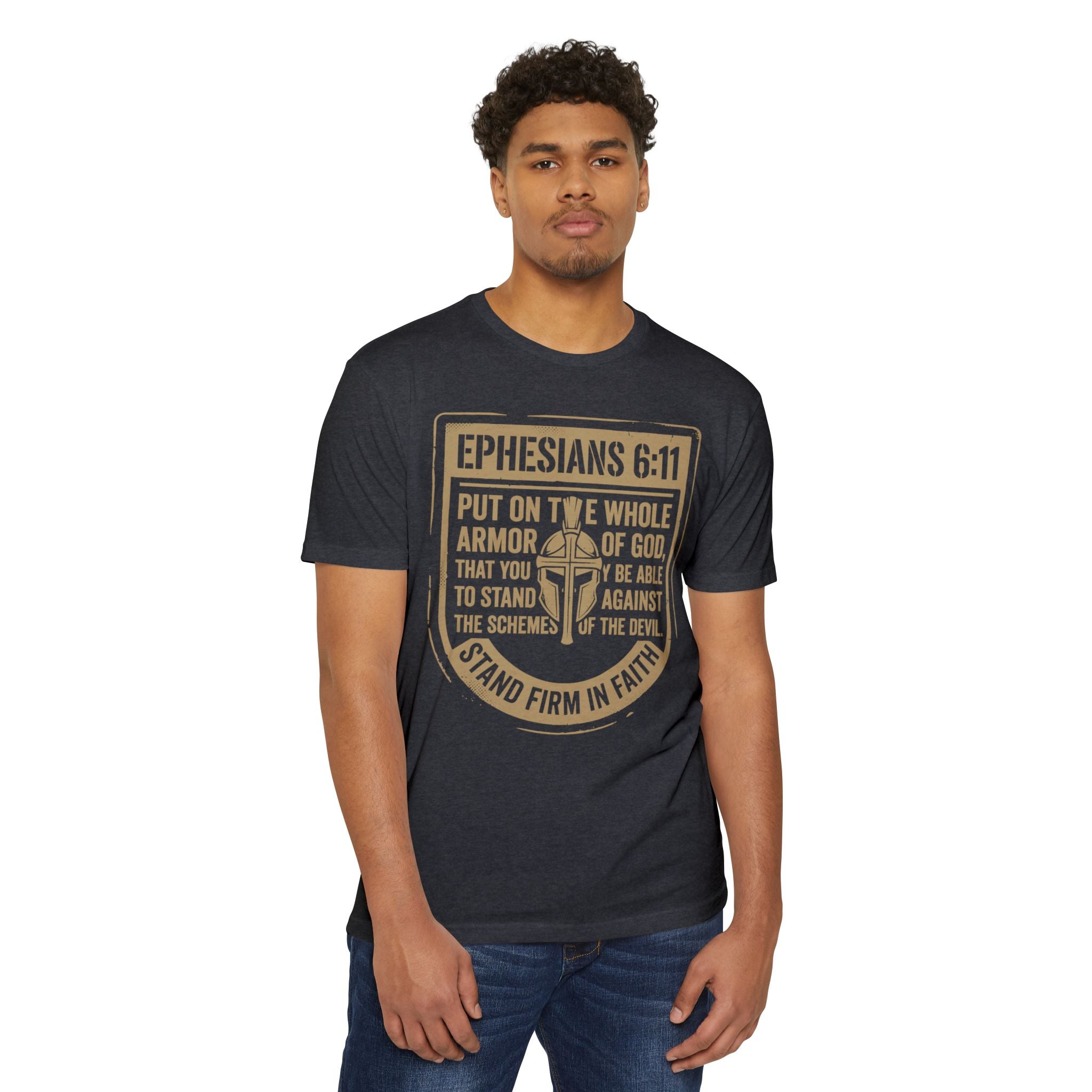 Stand Firm In Faith Patch T-Shirt