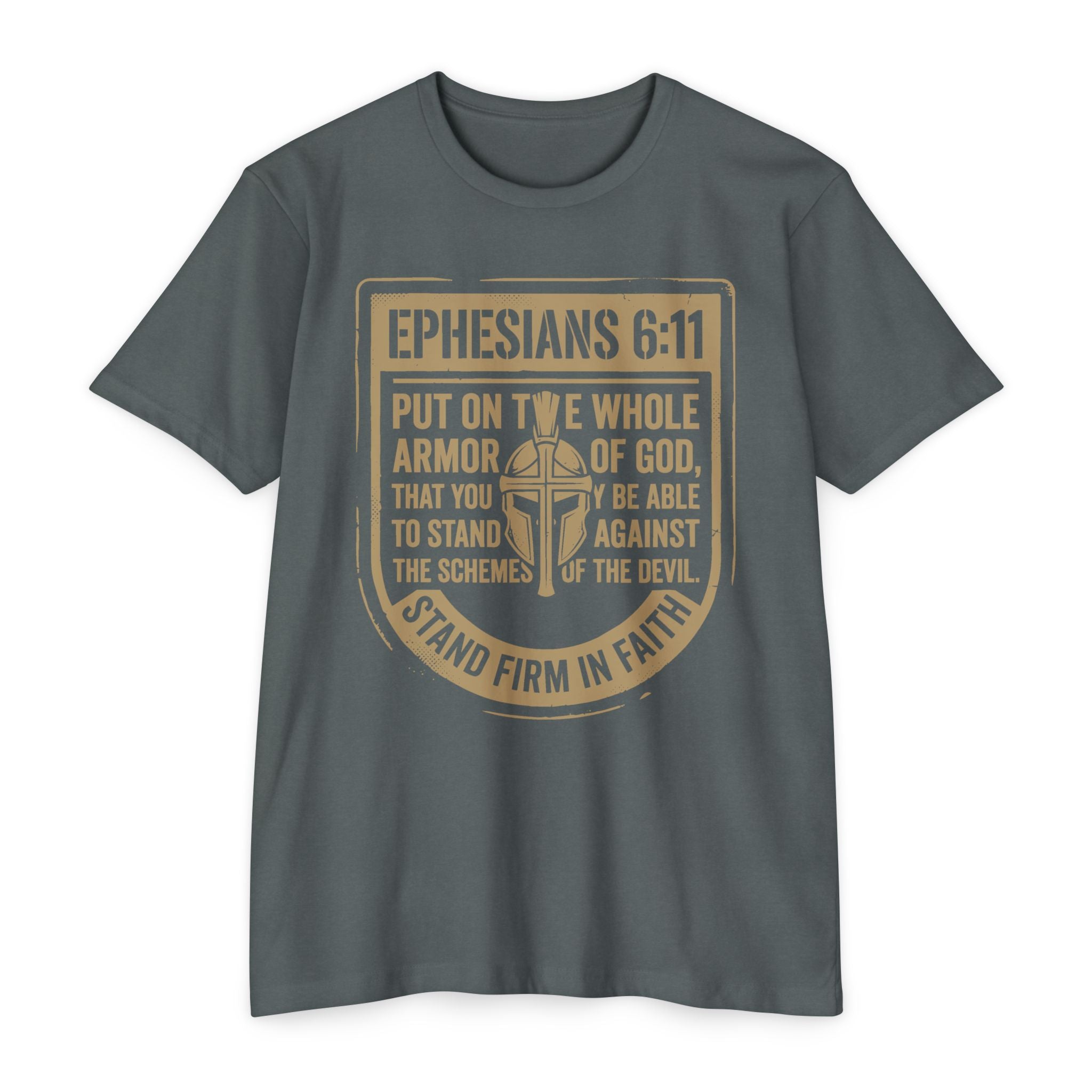 Stand Firm In Faith Patch T-Shirt