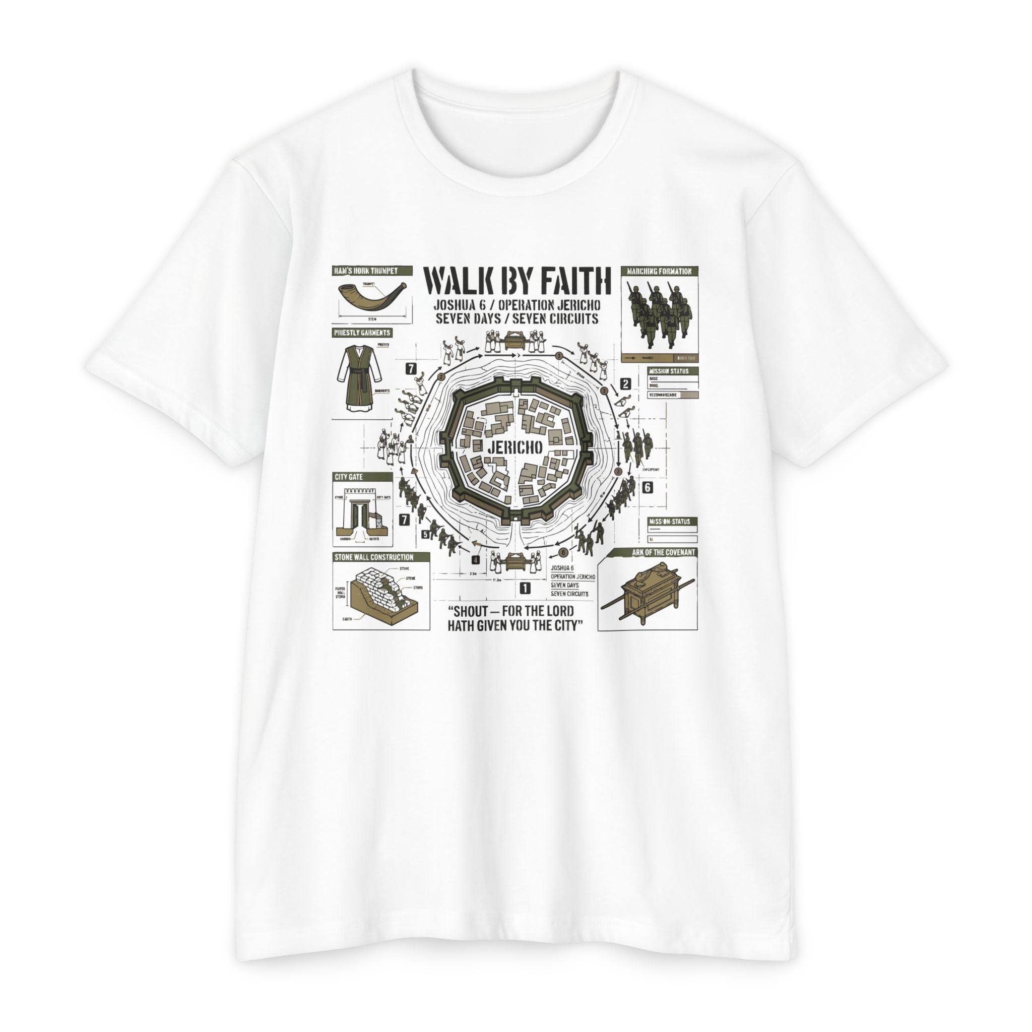 Jericho Tactical Map T-Shirt