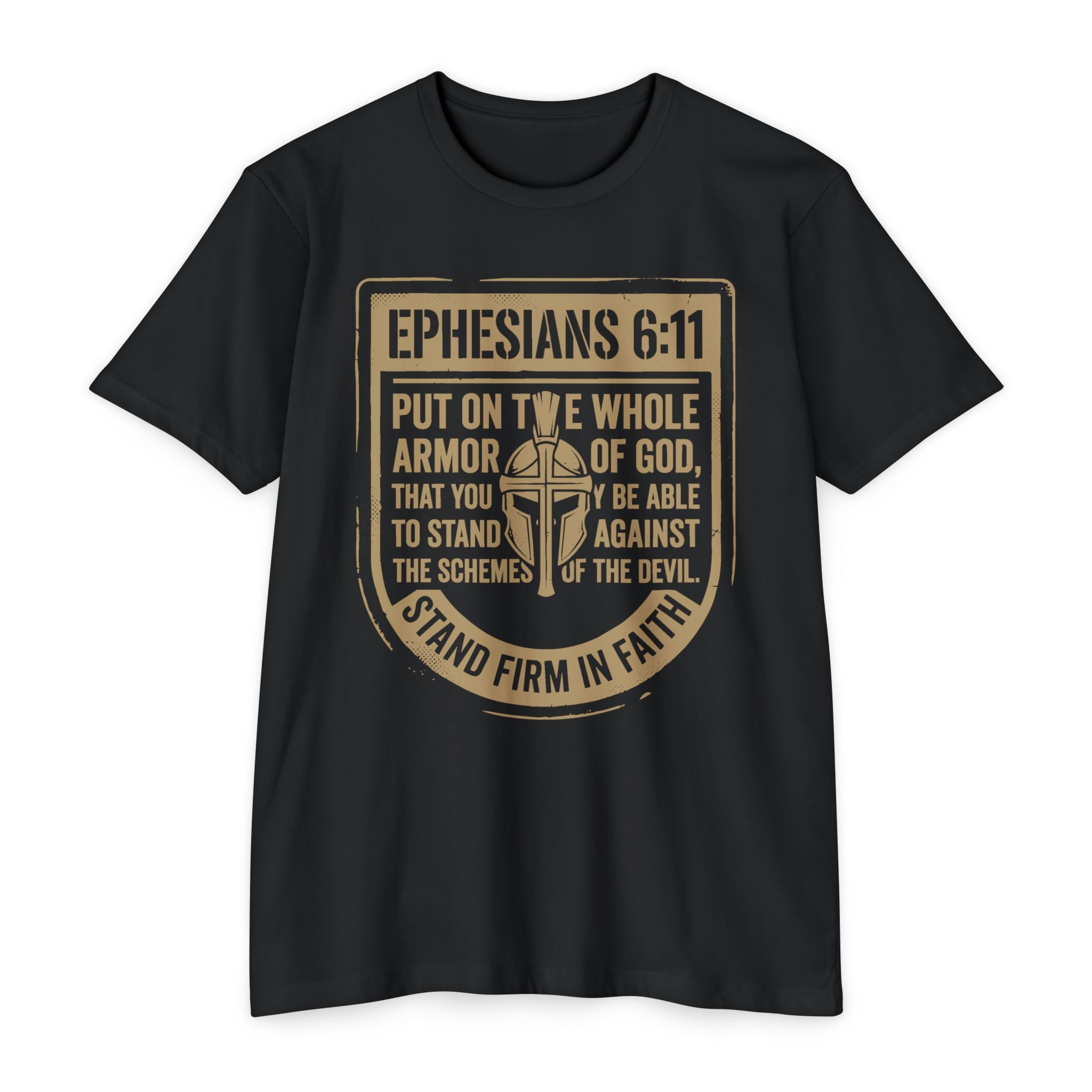 Stand Firm In Faith Patch T-Shirt