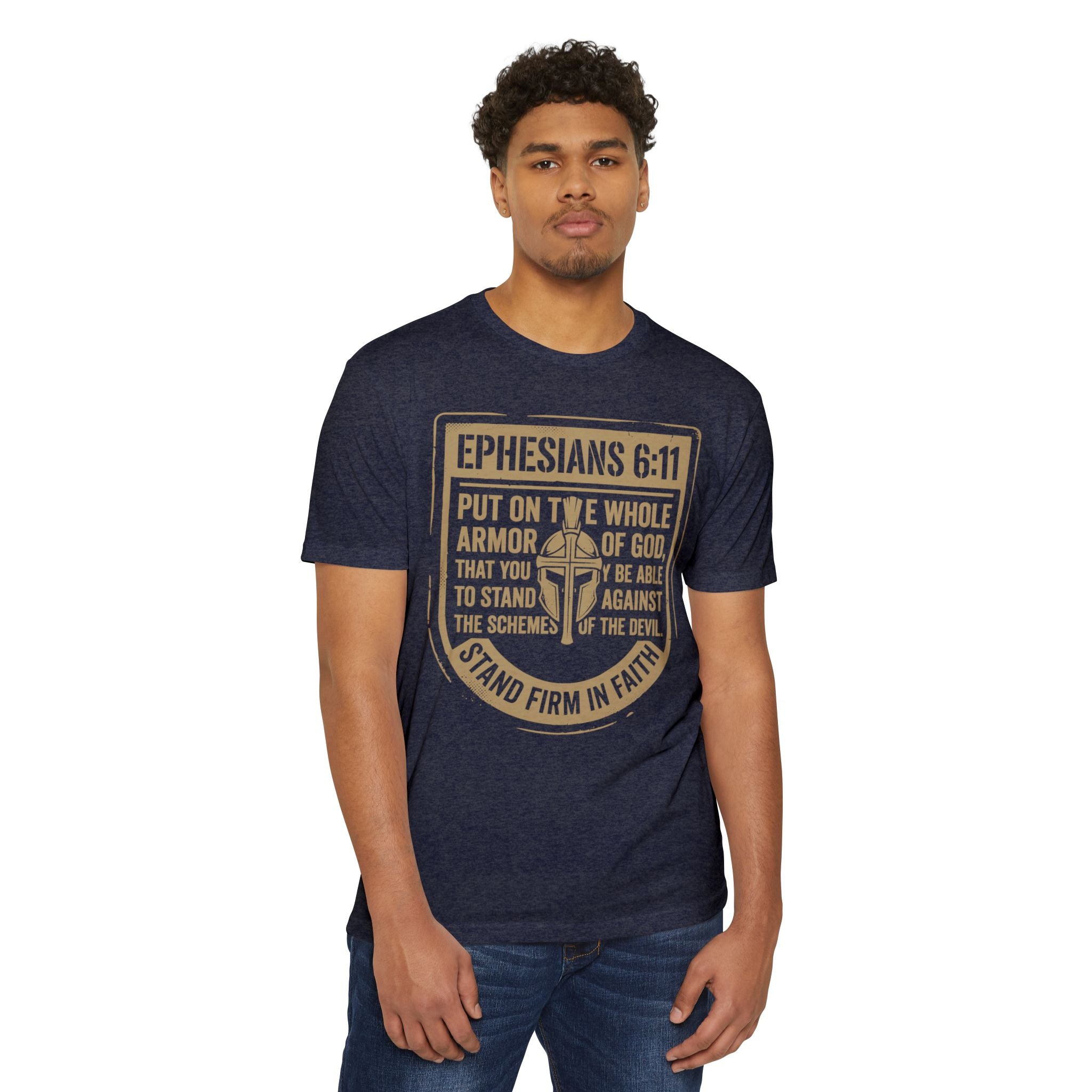 Stand Firm In Faith Patch T-Shirt