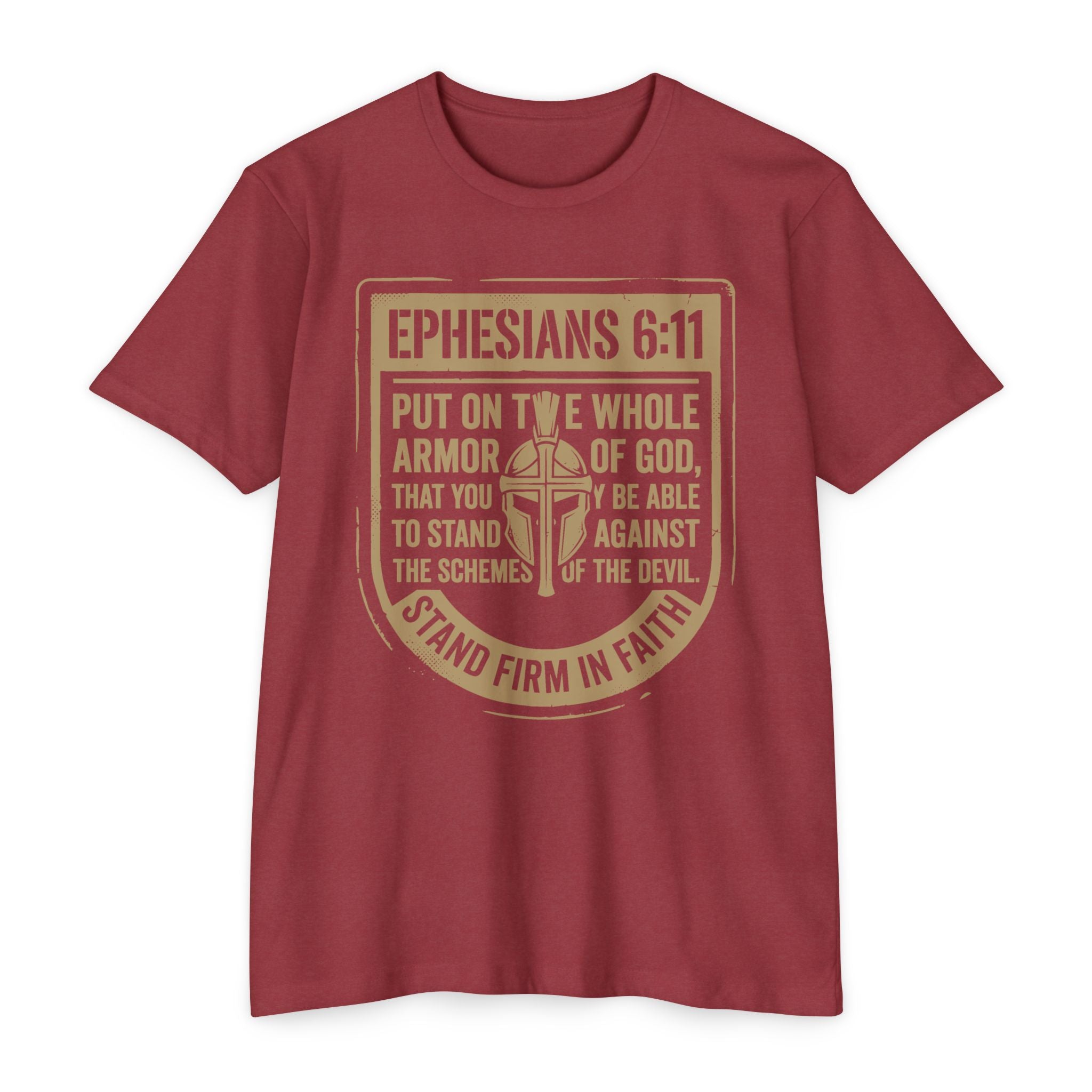 Stand Firm In Faith Patch T-Shirt