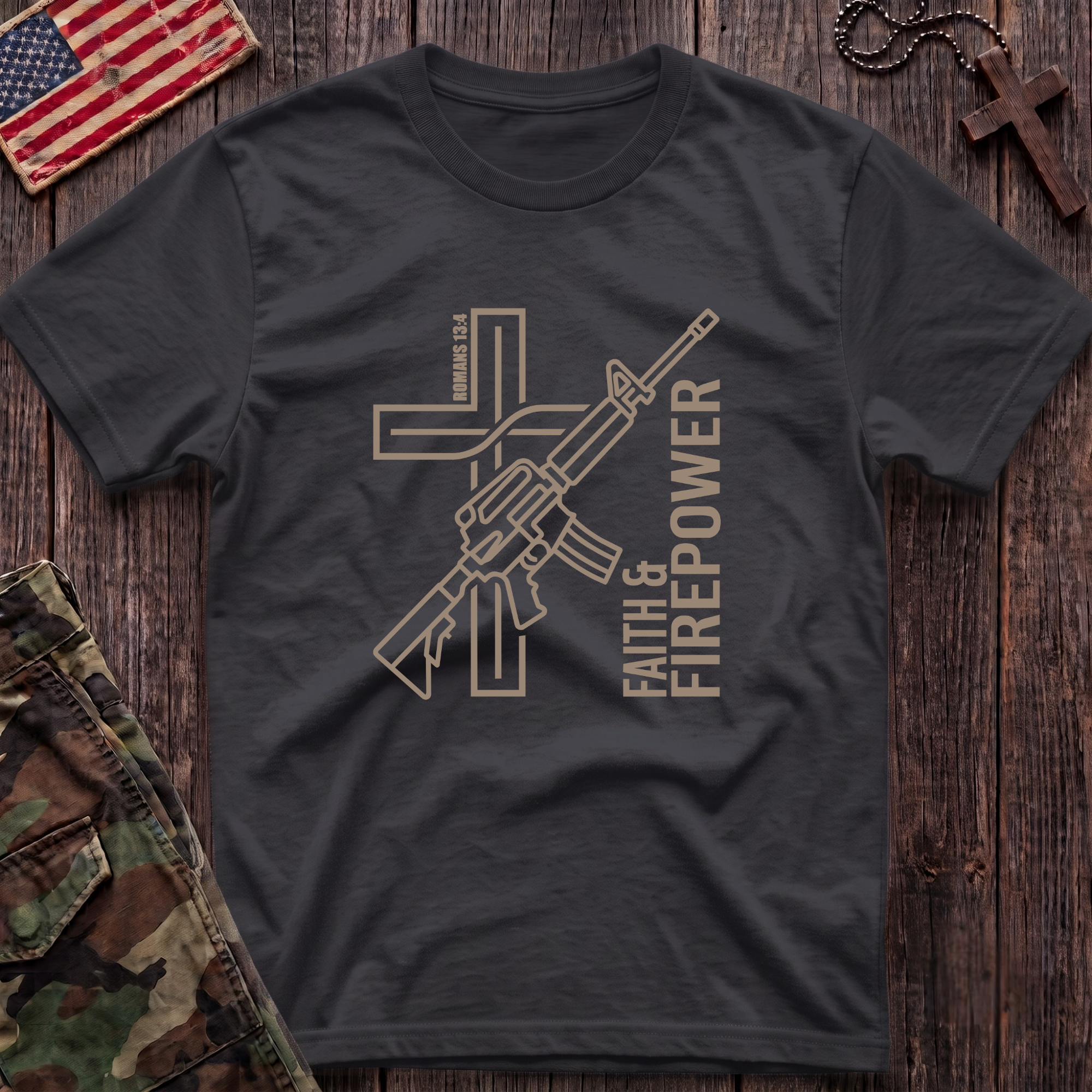 Faith and Firepower T-Shirt