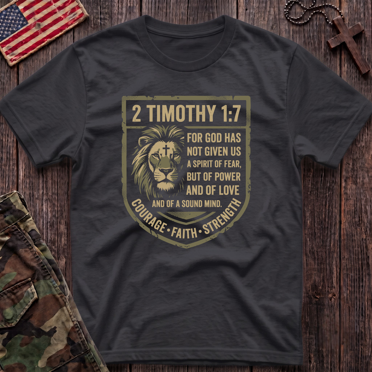 2 Timothy Lion T-Shirt