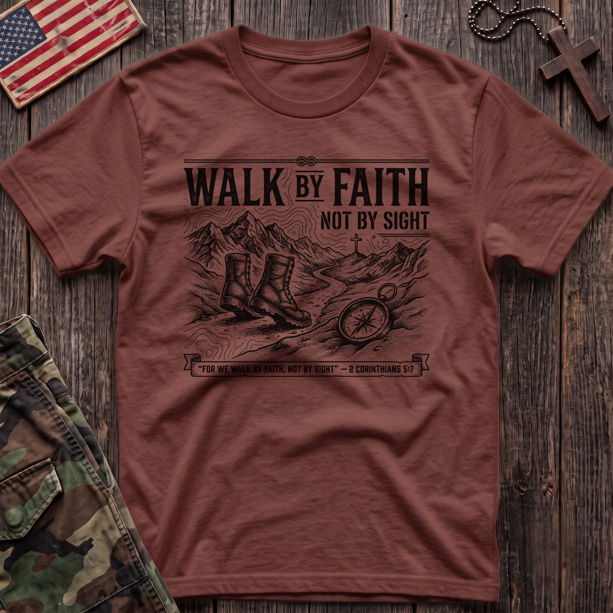Walk By Faith Vintage T-Shirt