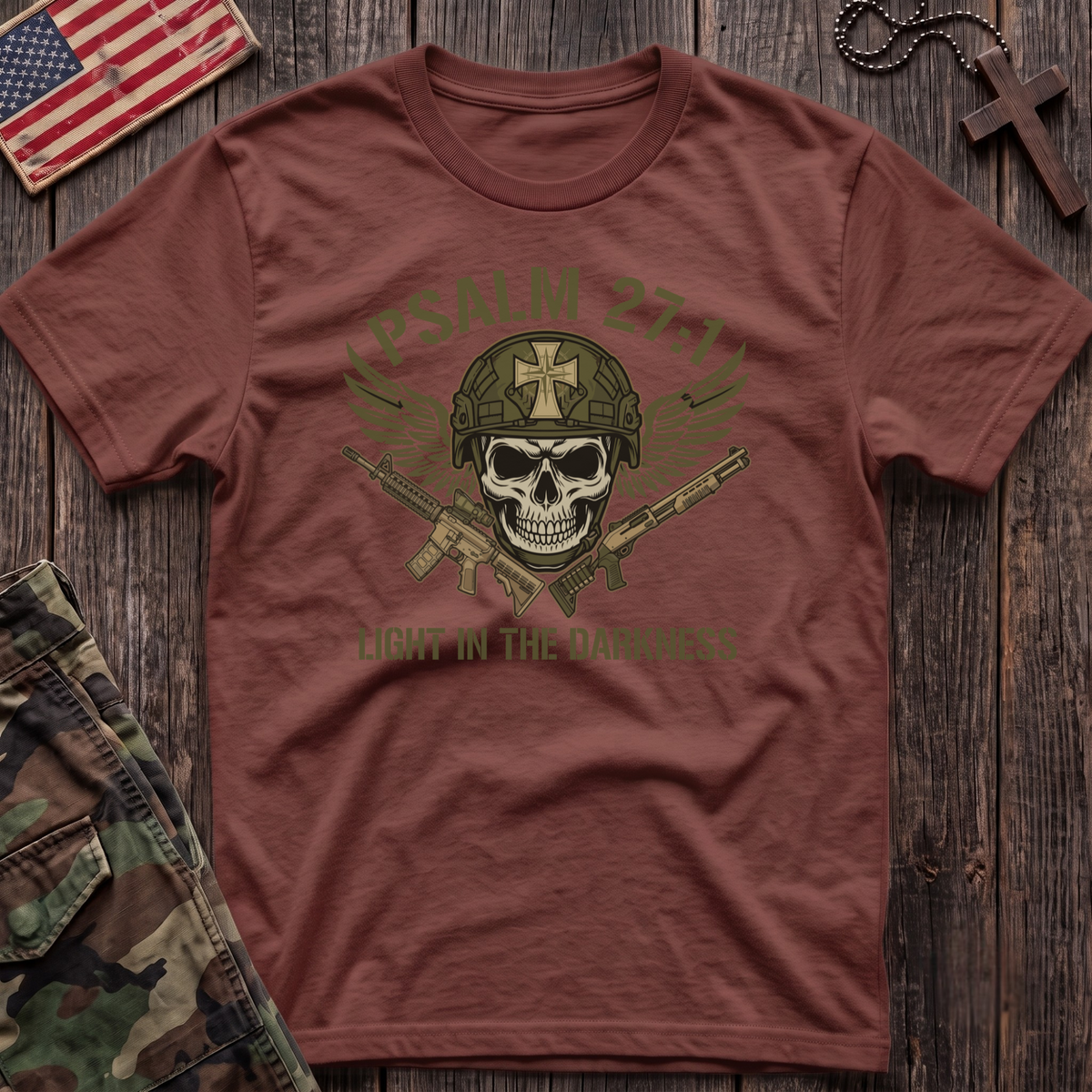 27:1 Skull Helmet T-Shirt