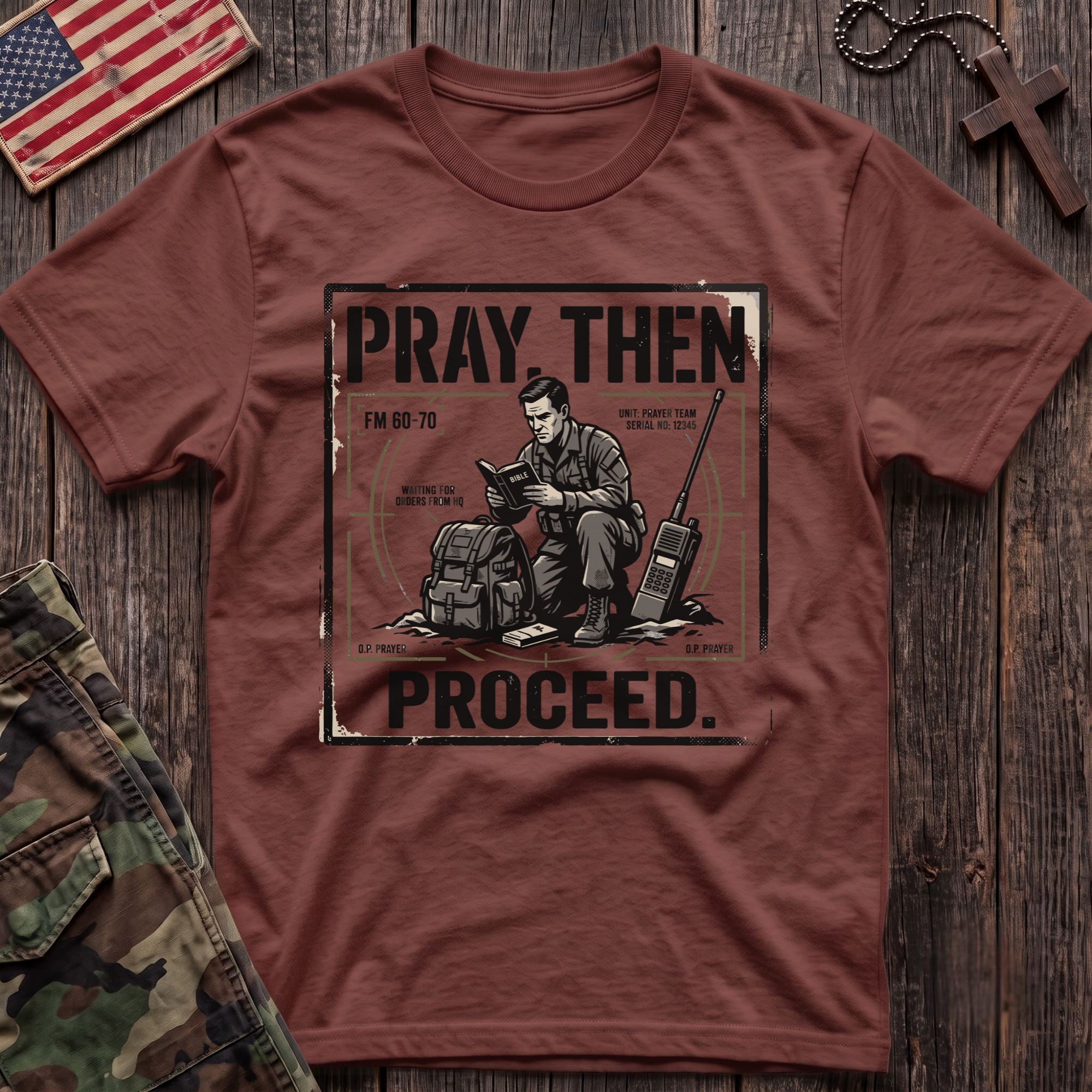 Pray Then Proceed T-Shirt
