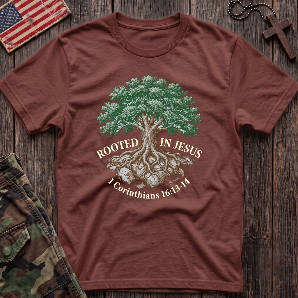 Rooted in Jesus T-Shirt
