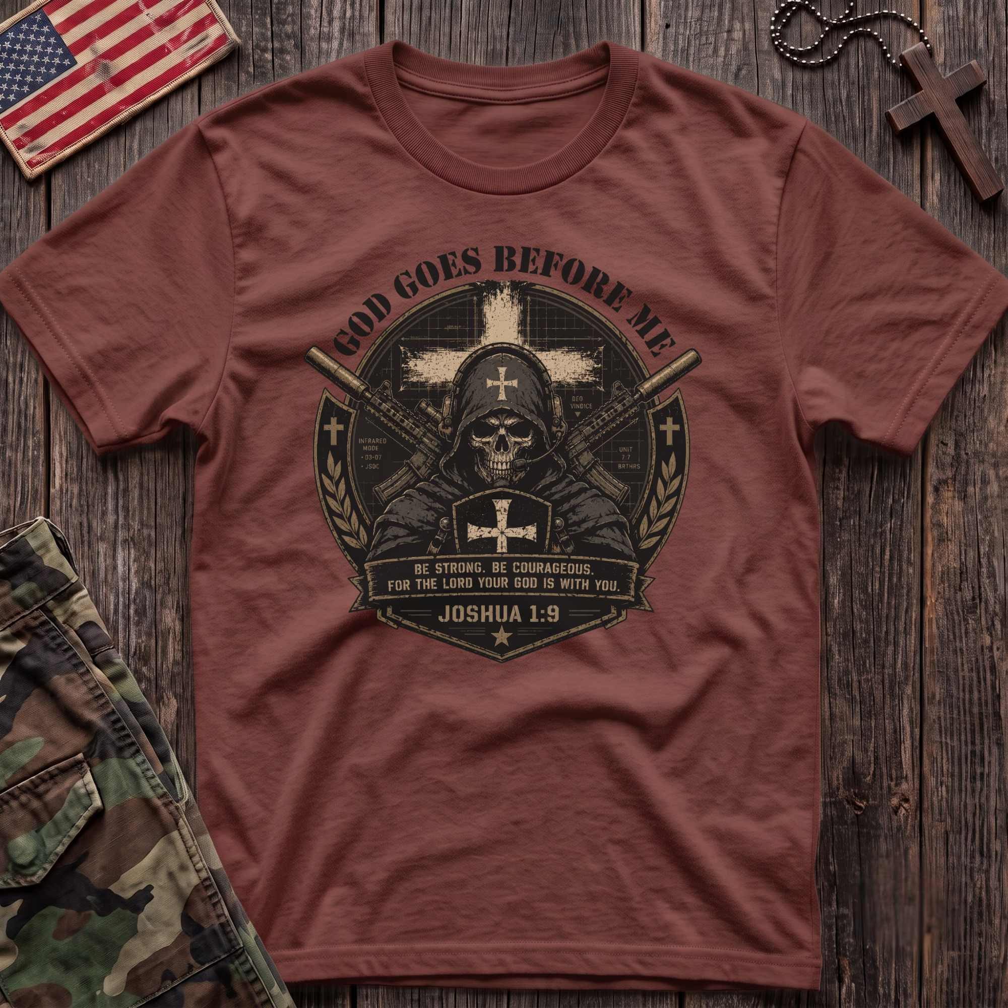 God Goes Before Me T-Shirt
