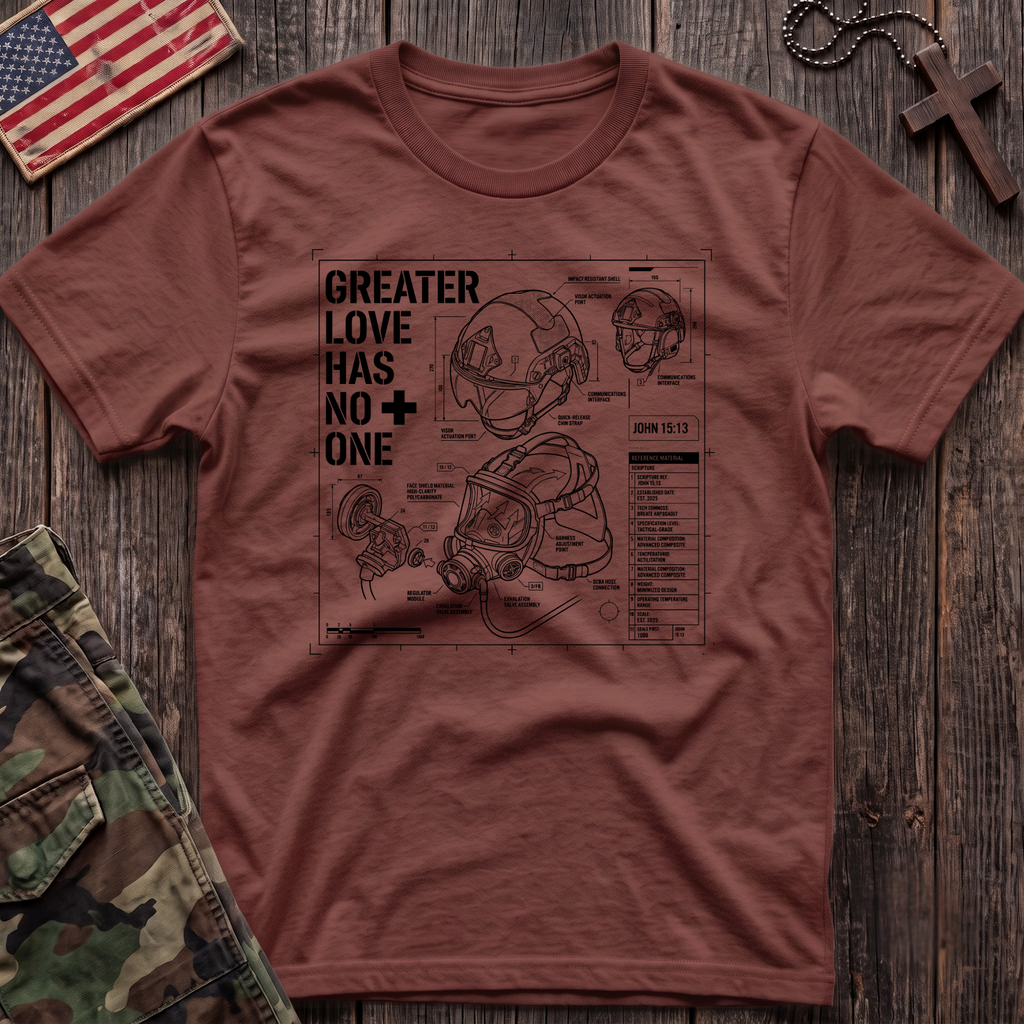 Greater Love Schematic T-Shirt