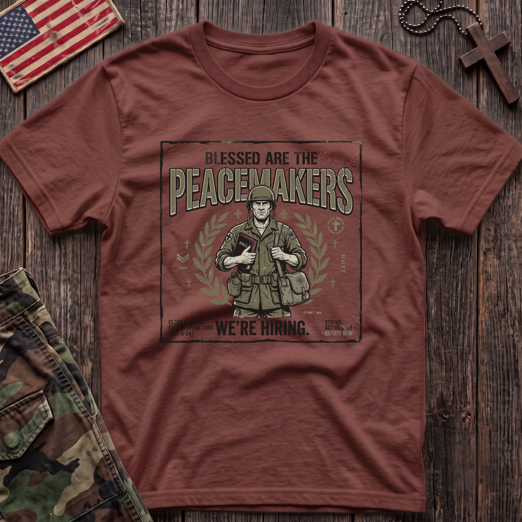 Peacemakers Army Poster T-Shirt