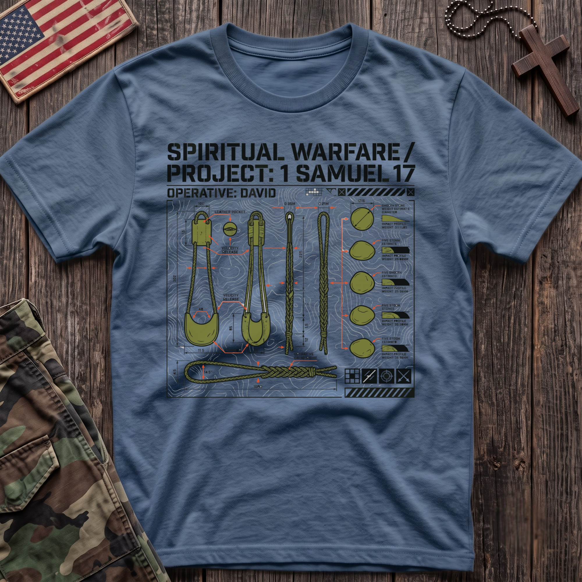 Warfare 1 Samuel T-Shirt