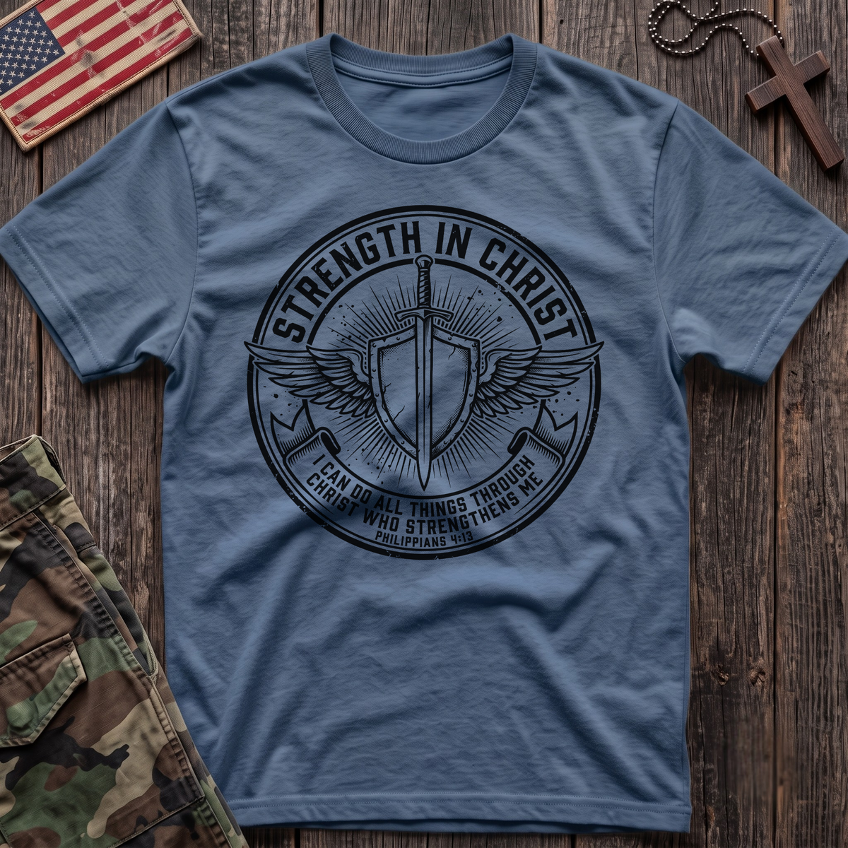 Strength in Christ Vintage T-Shirt