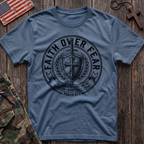 Faith Over Fear Patch T-Shirt