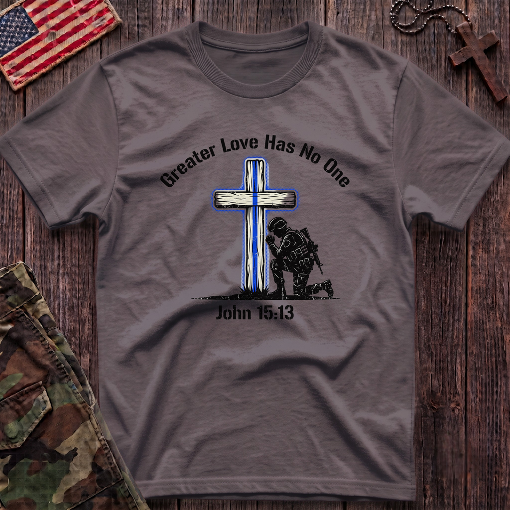 Blue Line Cross T-Shirt