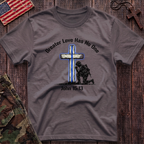 Blue Line Cross T-Shirt