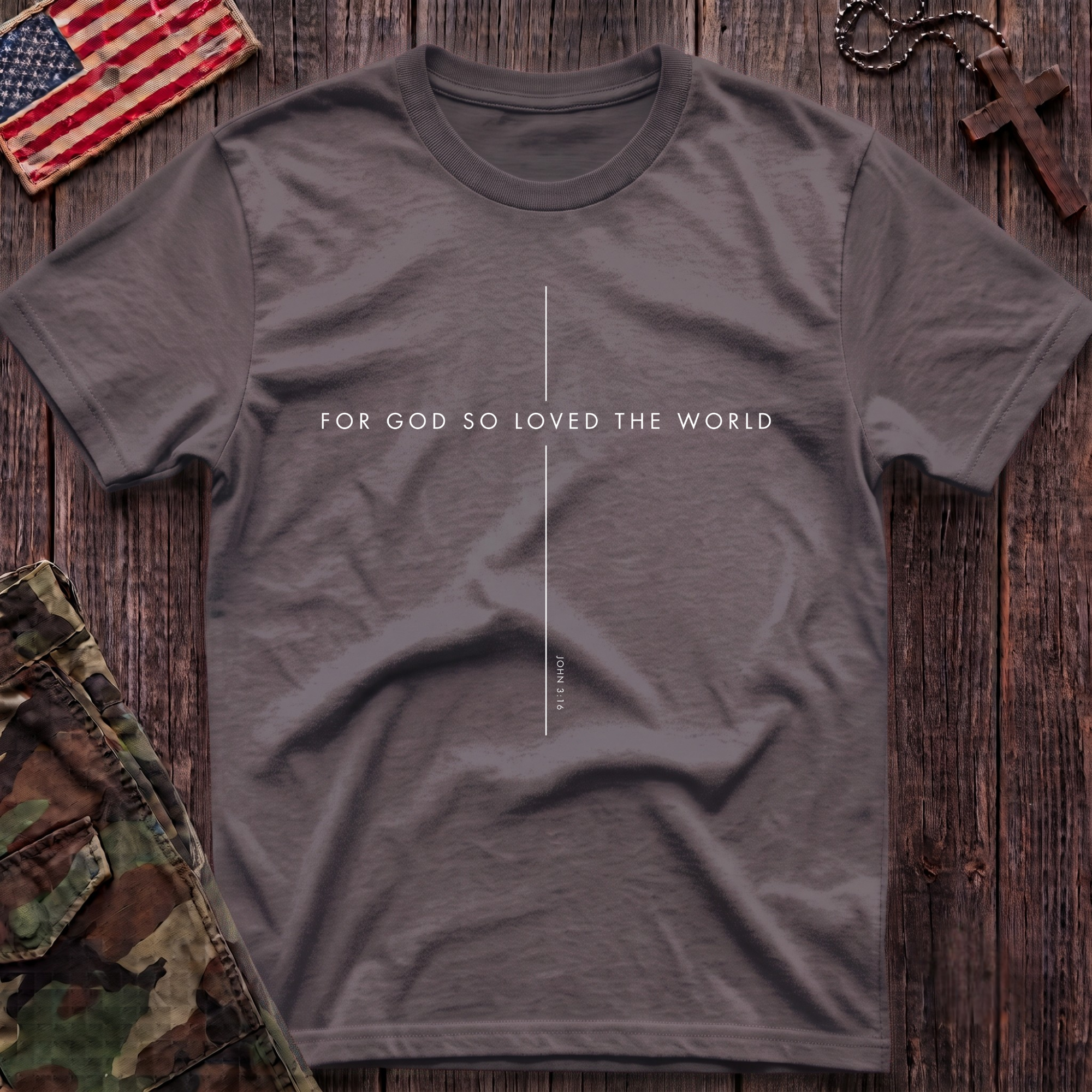 God So Loved T-Shirt