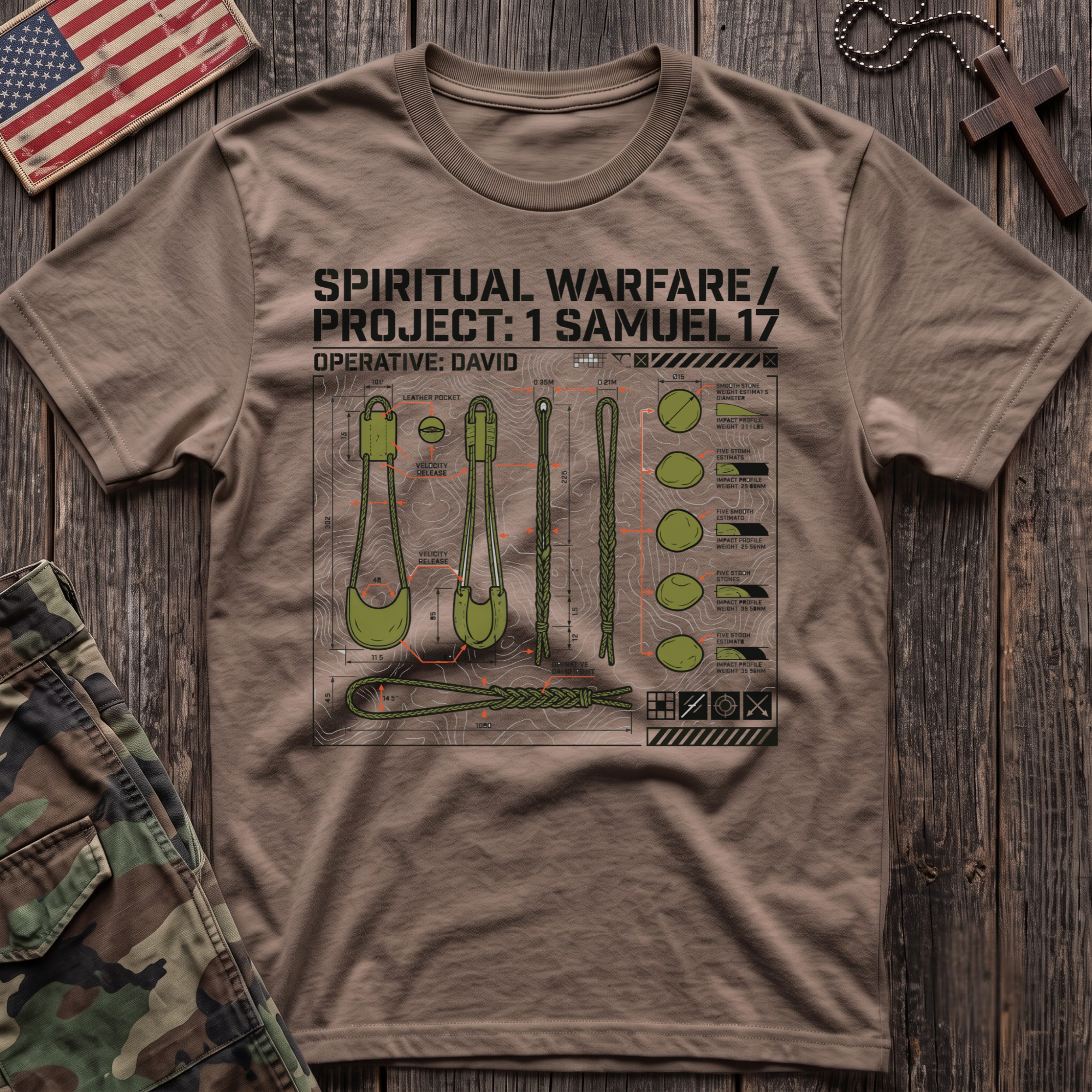 Warfare 1 Samuel T-Shirt