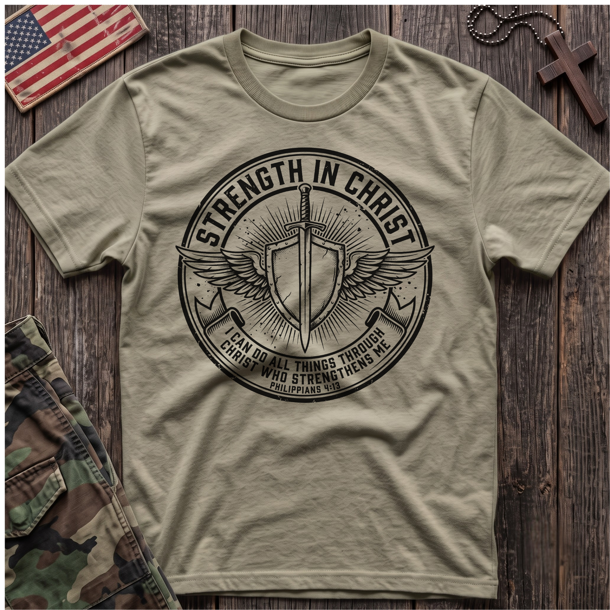Strength in Christ Vintage T-Shirt