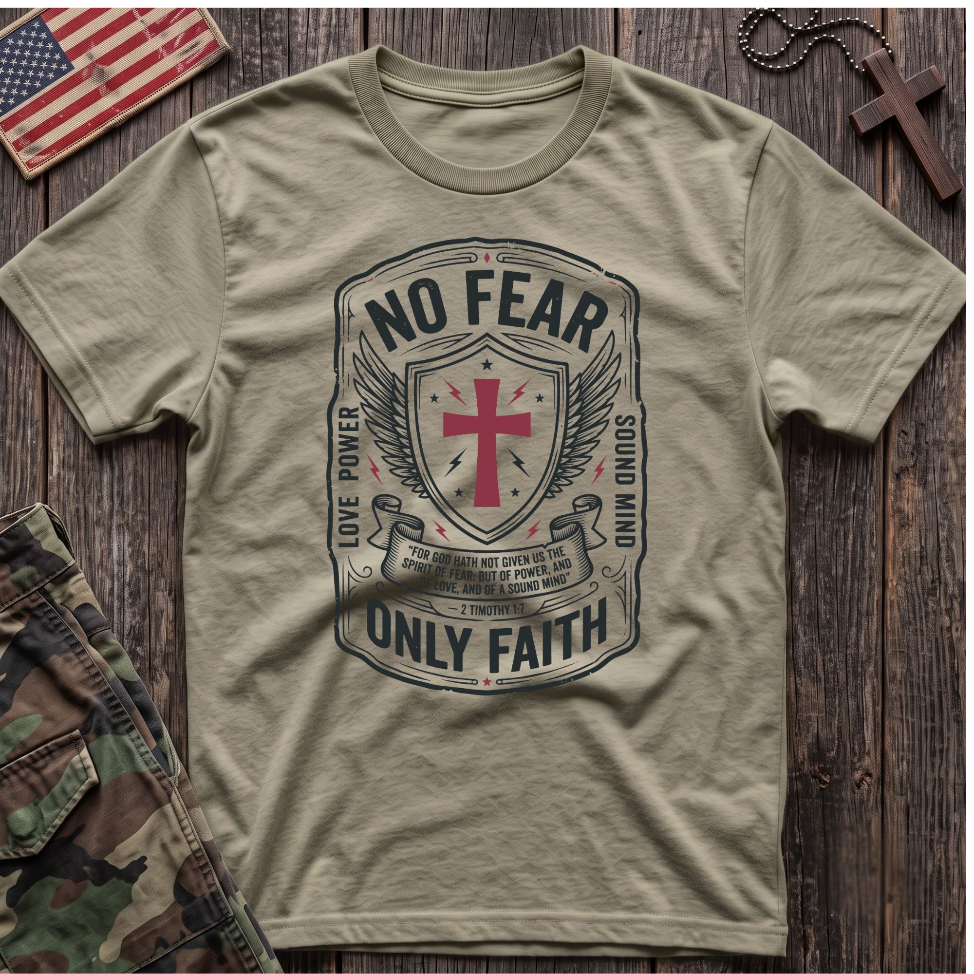 No Fear Only Faith T-Shirt