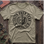 Faith Over Fear Patch T-Shirt