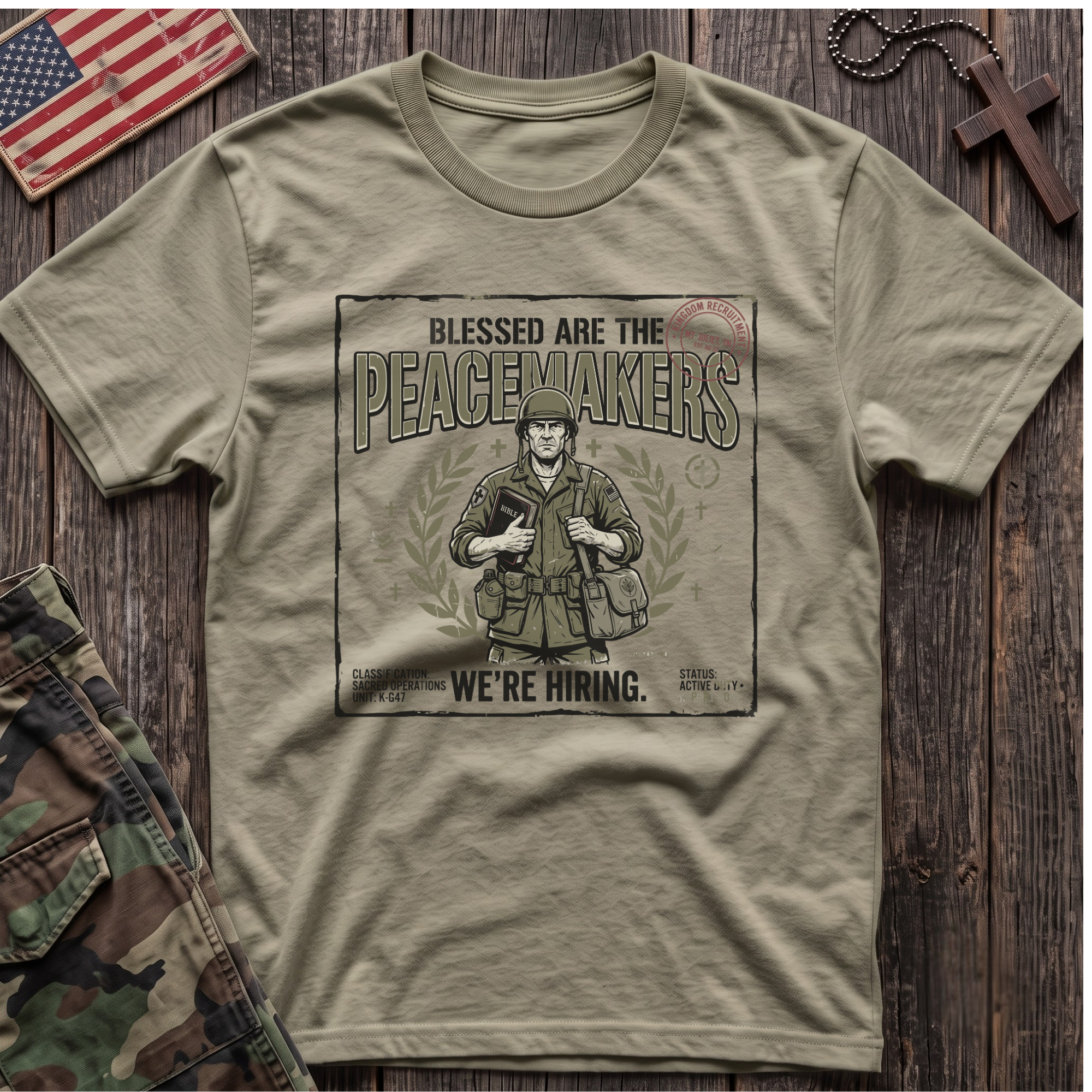 Peacemakers Army Poster T-Shirt