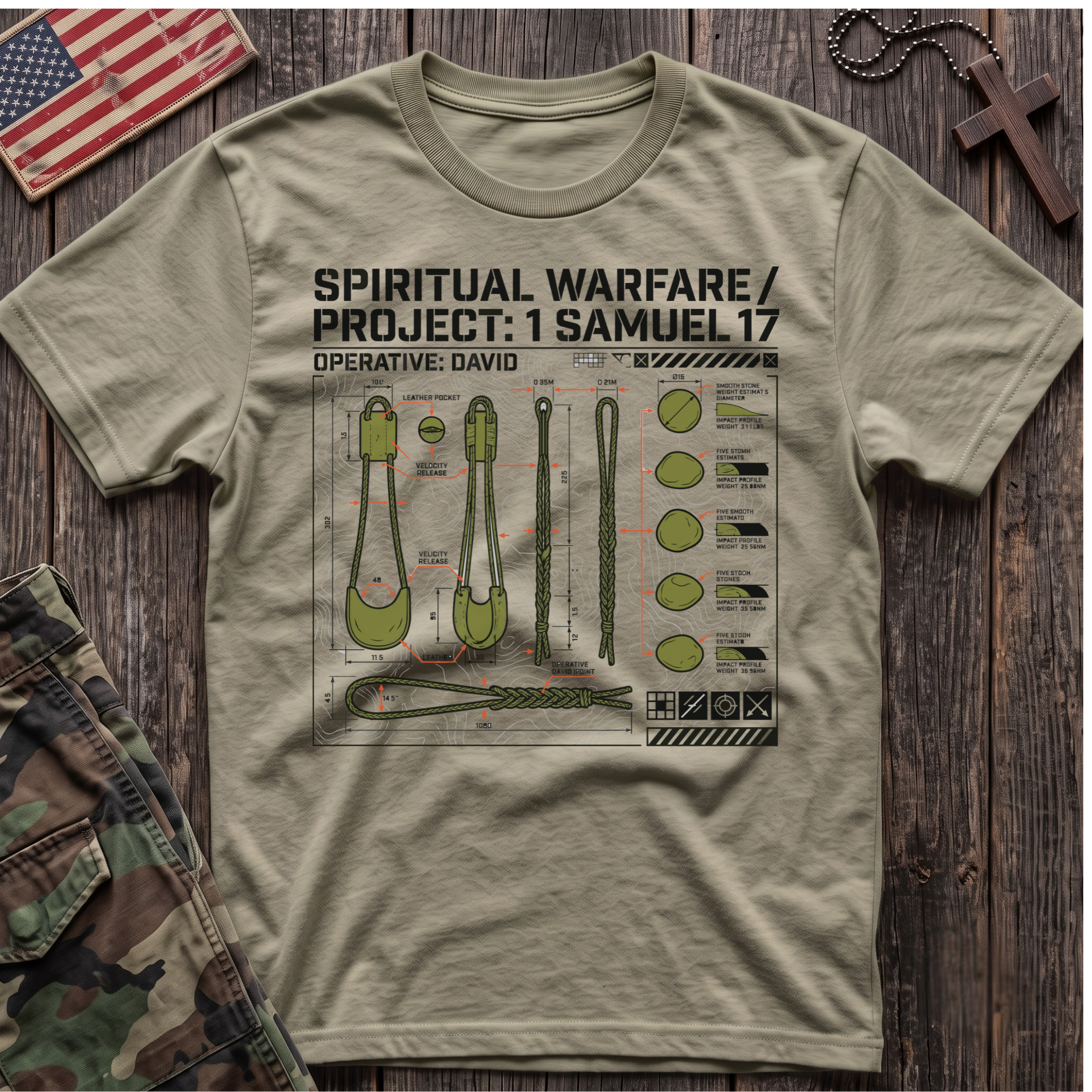 Warfare 1 Samuel T-Shirt