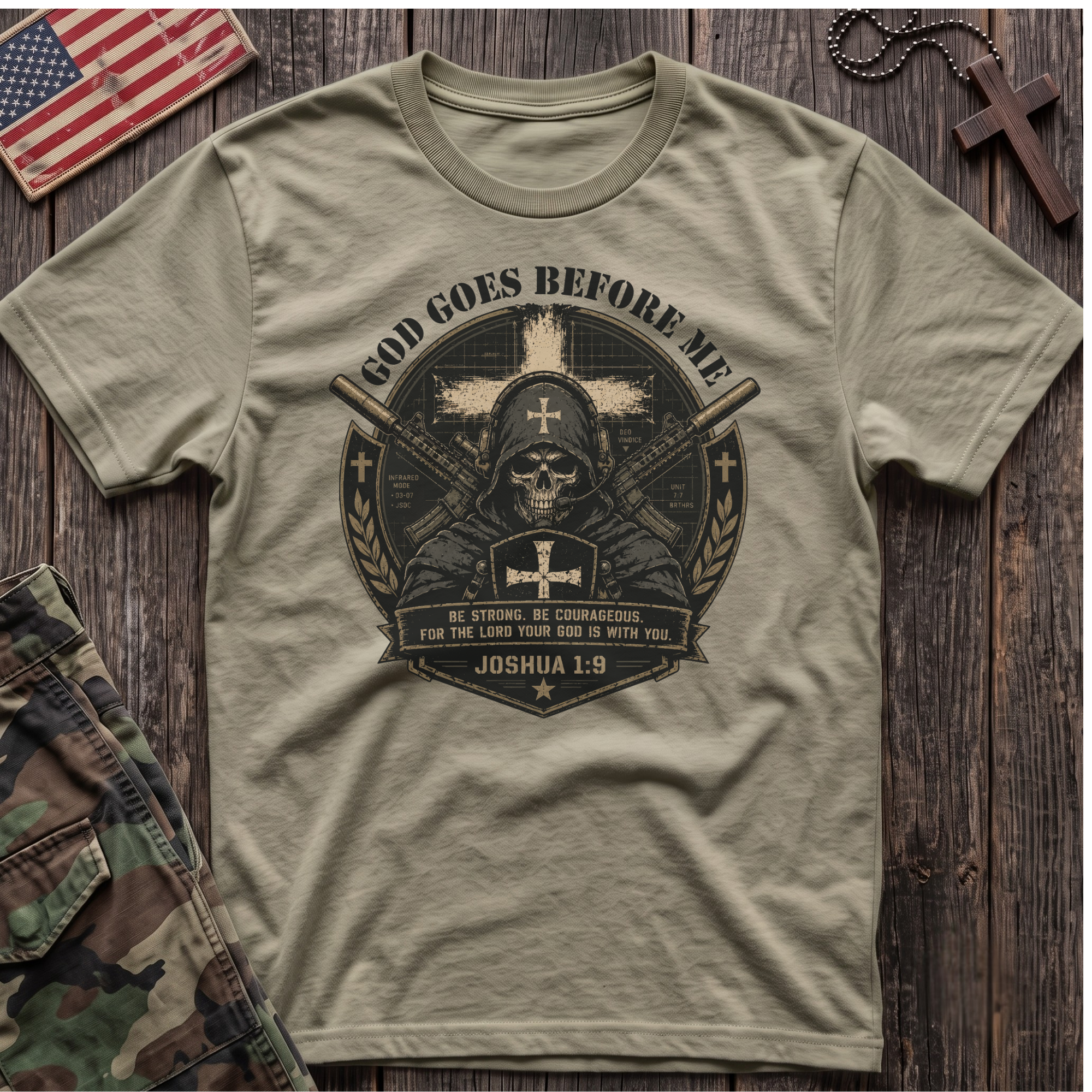 God Goes Before Me T-Shirt