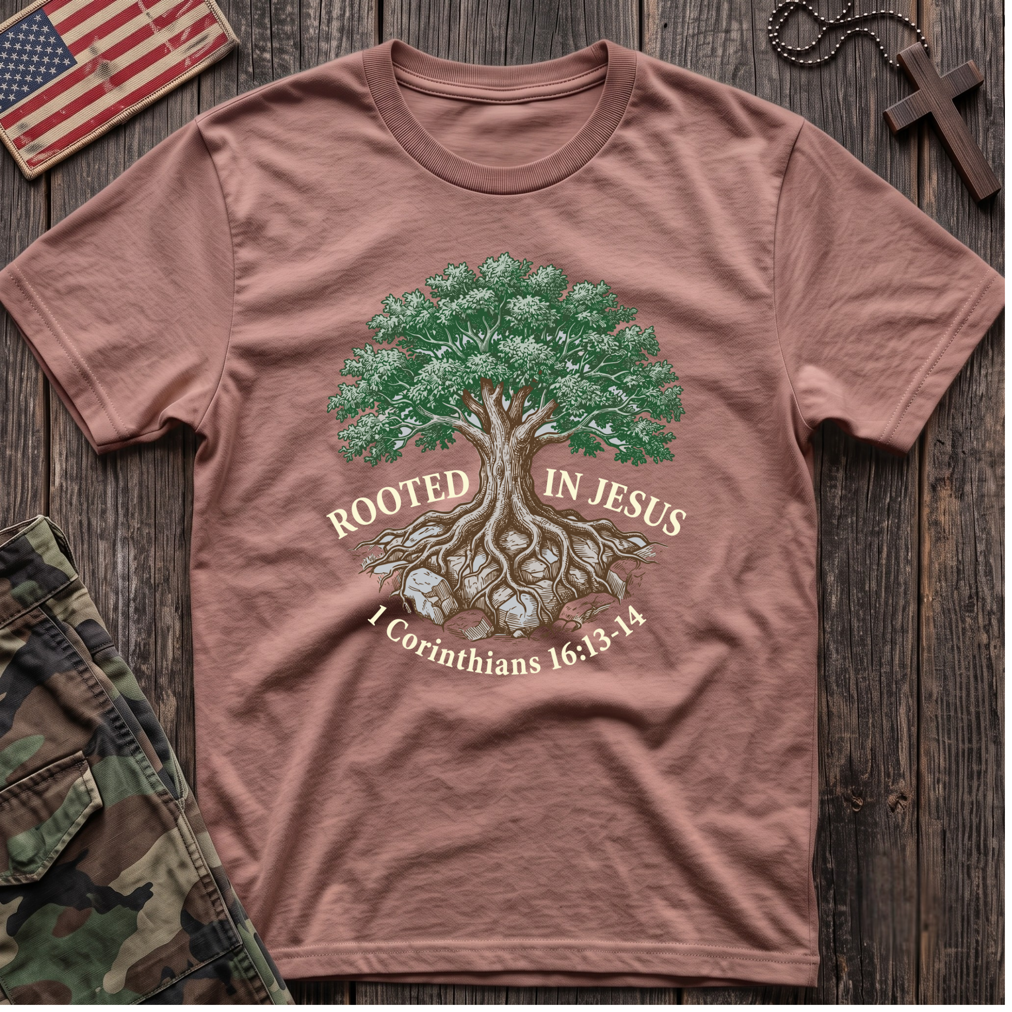 Rooted in Jesus T-Shirt