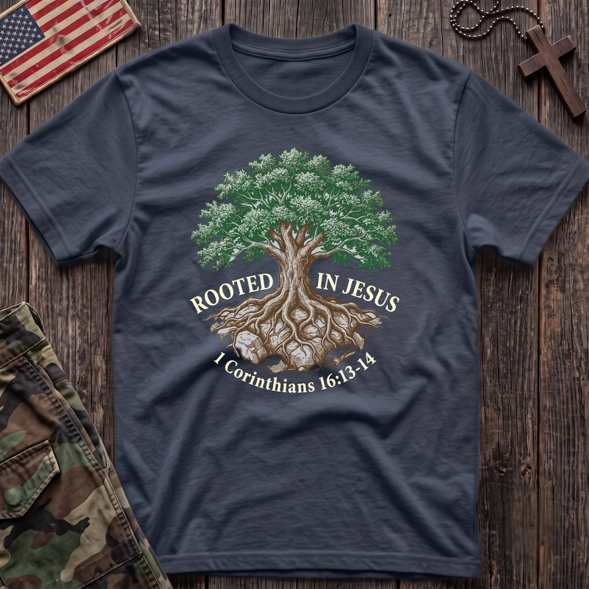 Rooted in Jesus T-Shirt