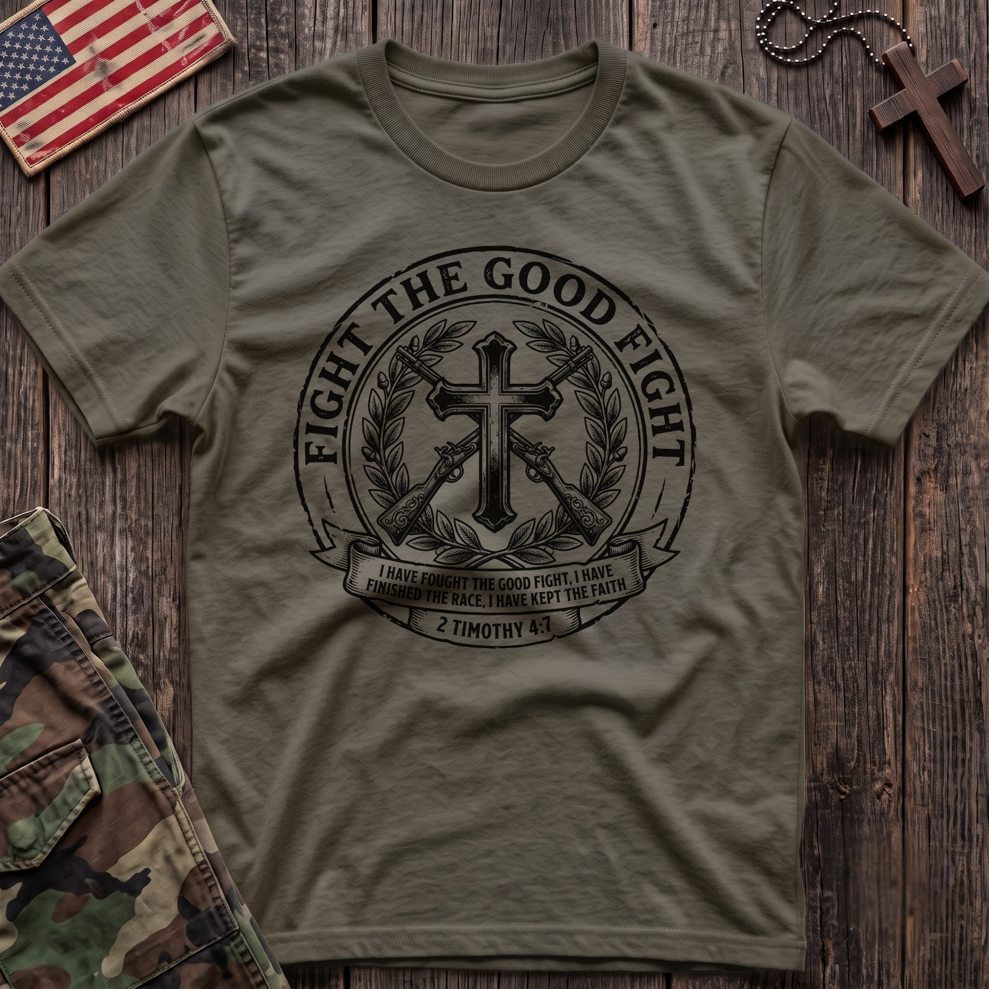 Good Fight Patch T-Shirt