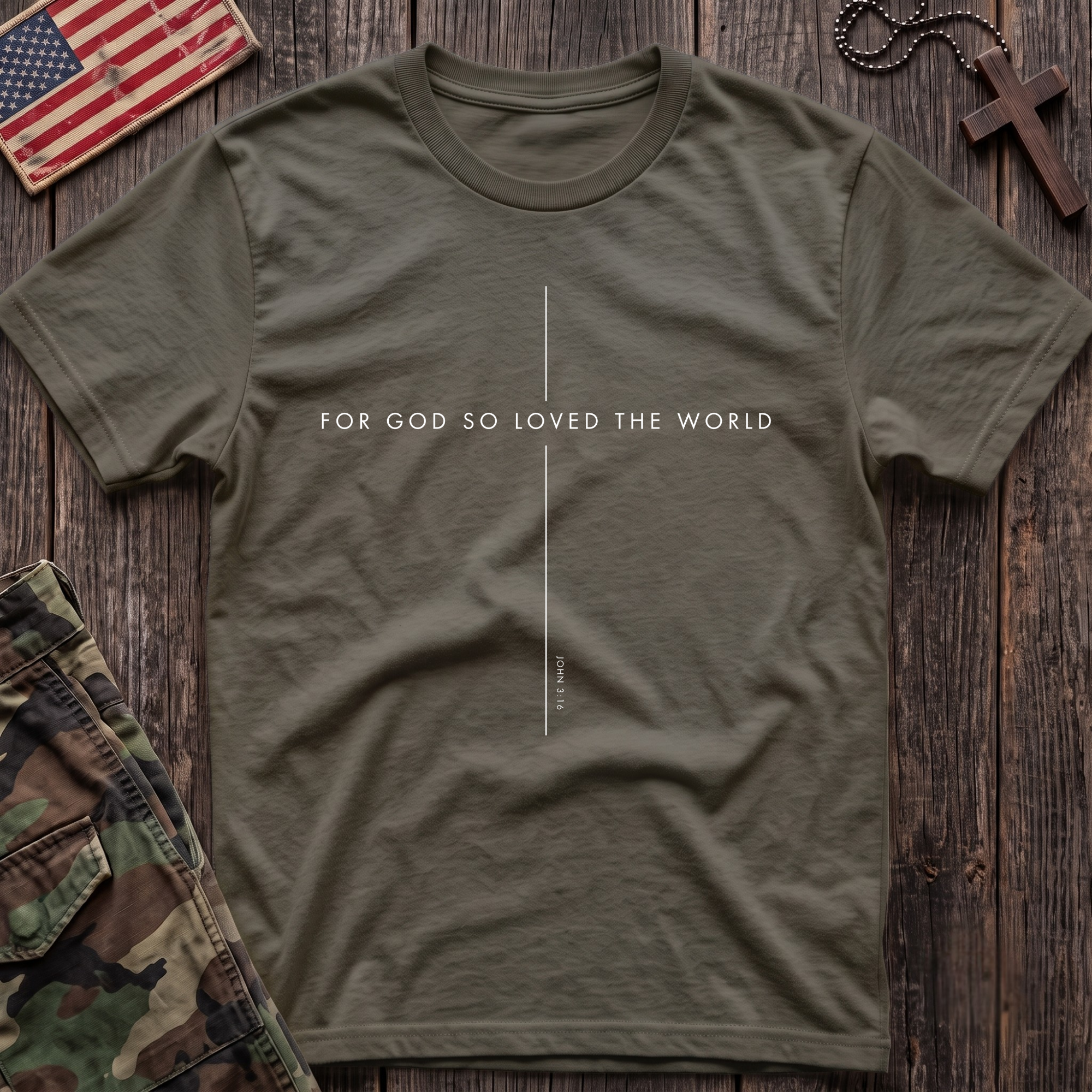 God So Loved T-Shirt