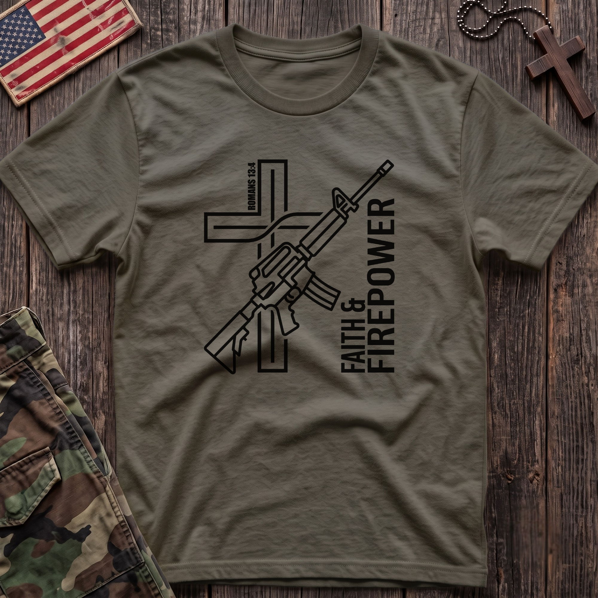 Faith and Firepower T-Shirt