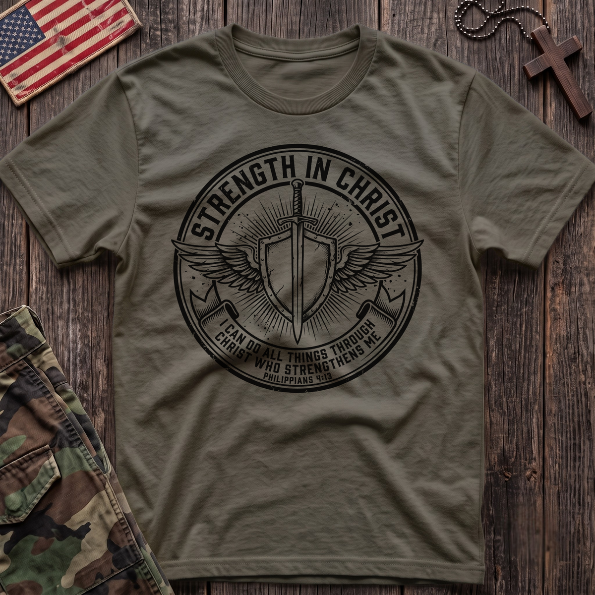 Strength in Christ Vintage T-Shirt