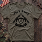 Jesus is King Shield T-Shirt