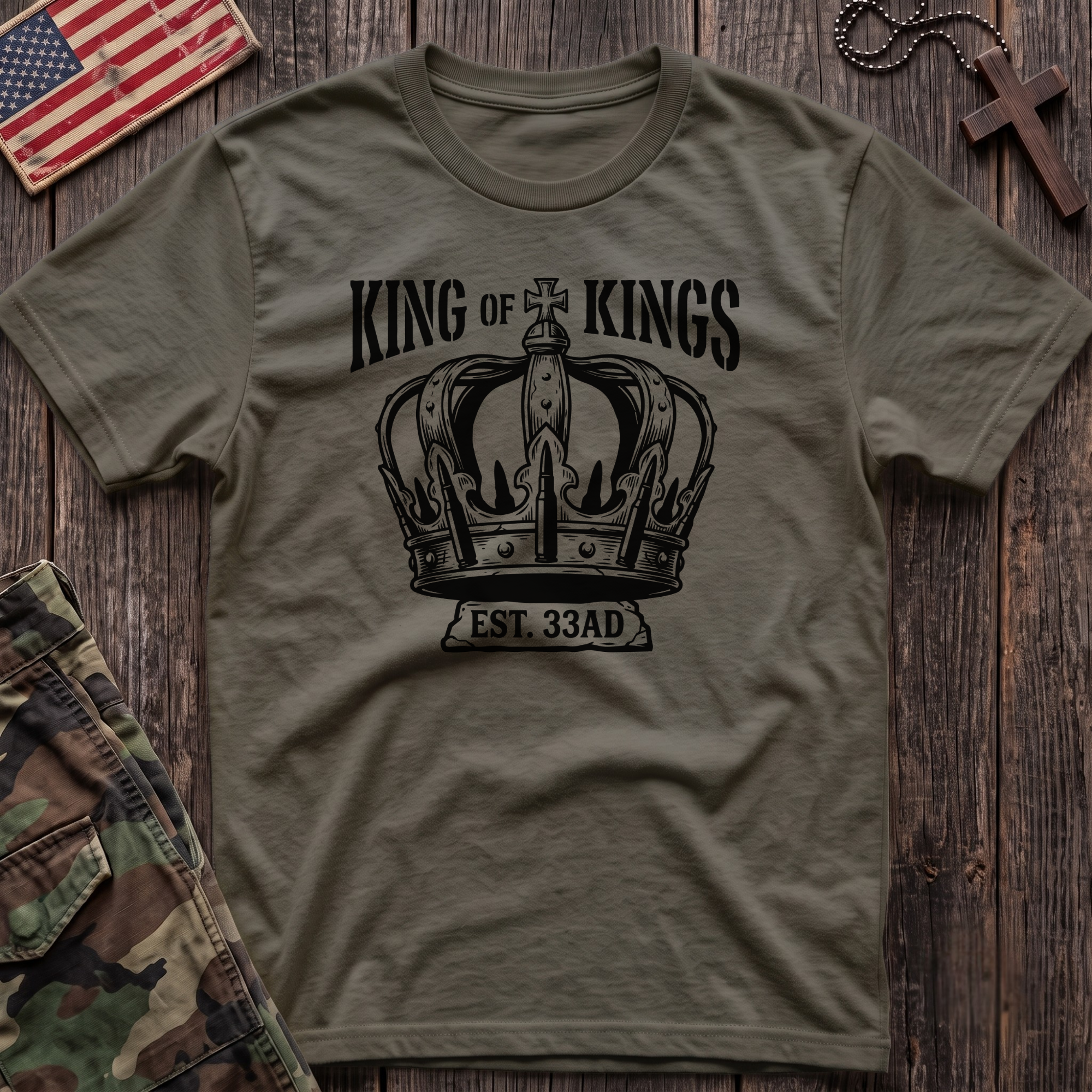 Bullet Crown King T-Shirt