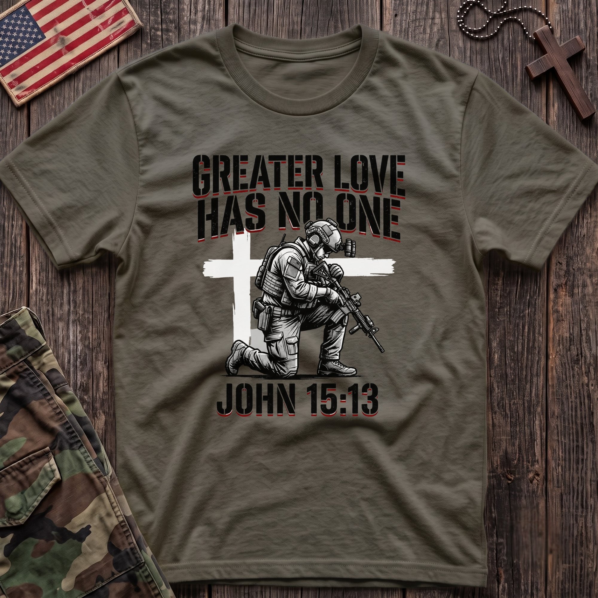 Kneeling Soldier T-Shirt