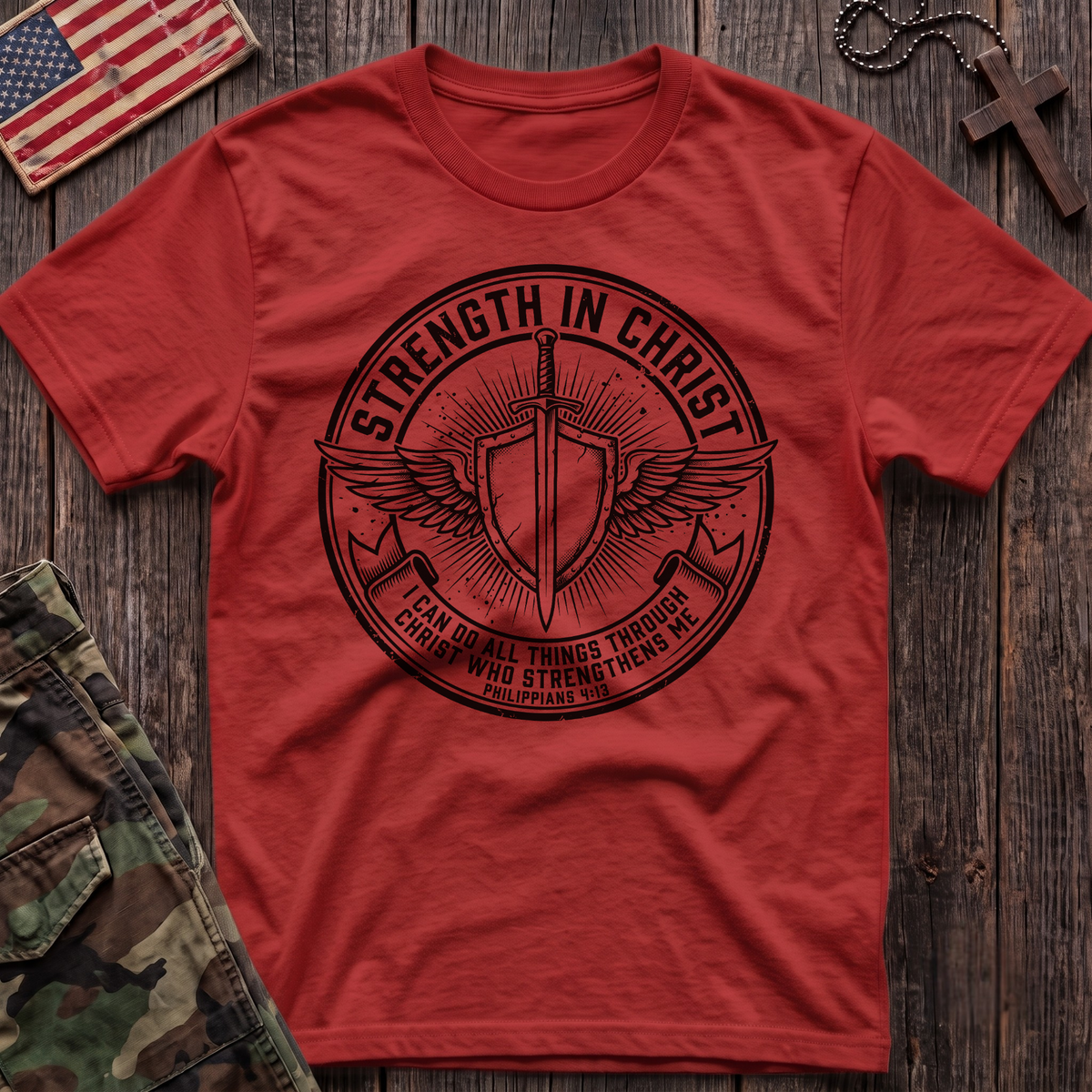 Strength in Christ Vintage T-Shirt