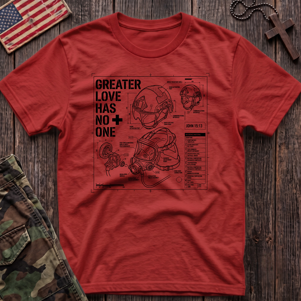 Greater Love Schematic T-Shirt