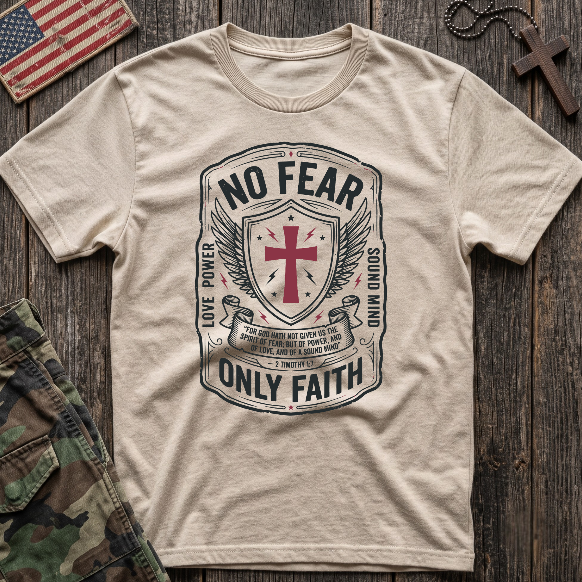 No Fear Only Faith T-Shirt