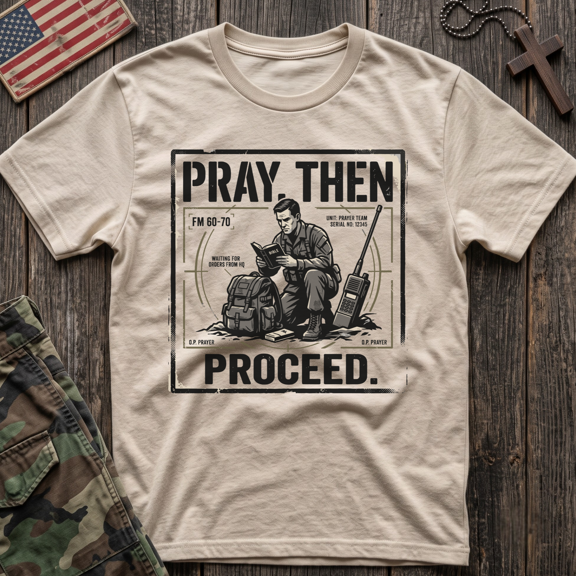 Pray Then Proceed T-Shirt