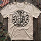 Faith Over Fear Patch T-Shirt