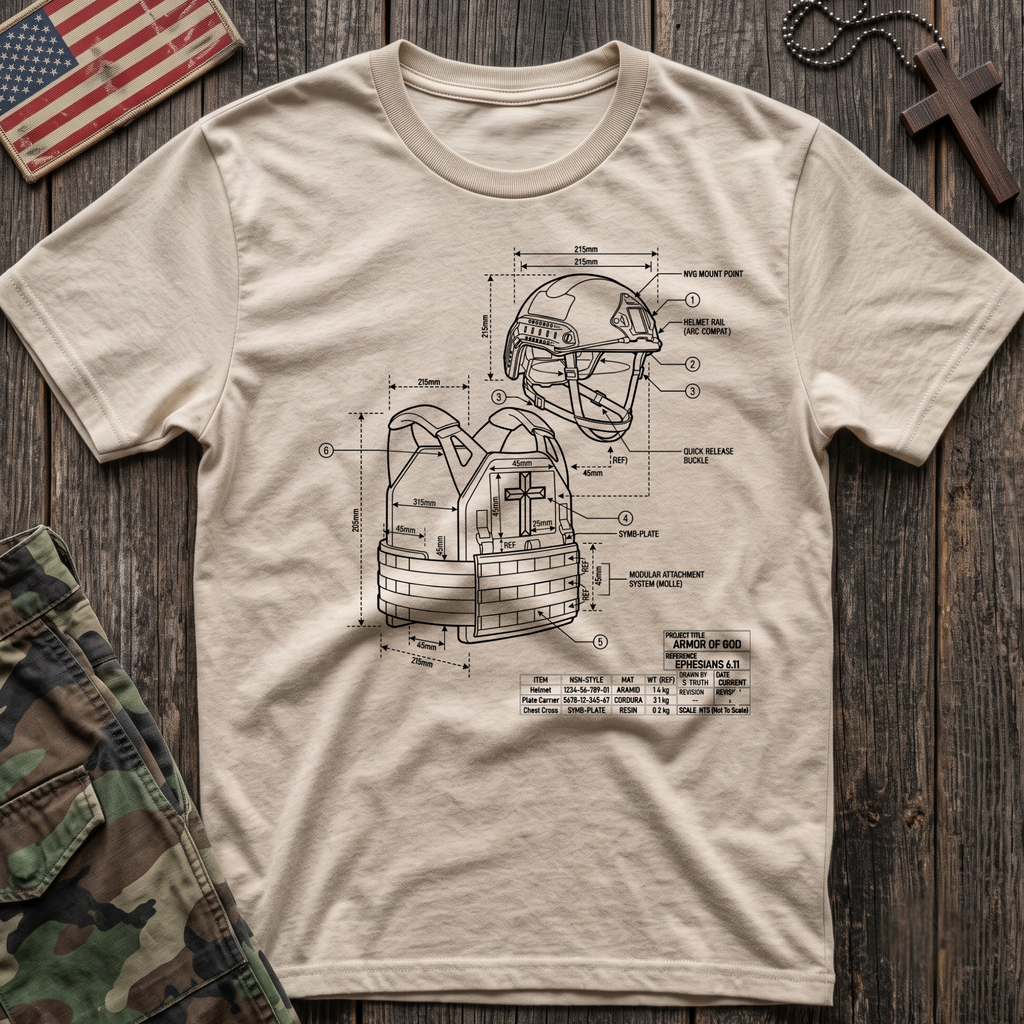 Armor of God Schematic T-Shirt