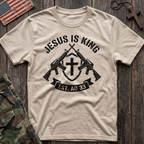 Jesus is King Shield T-Shirt