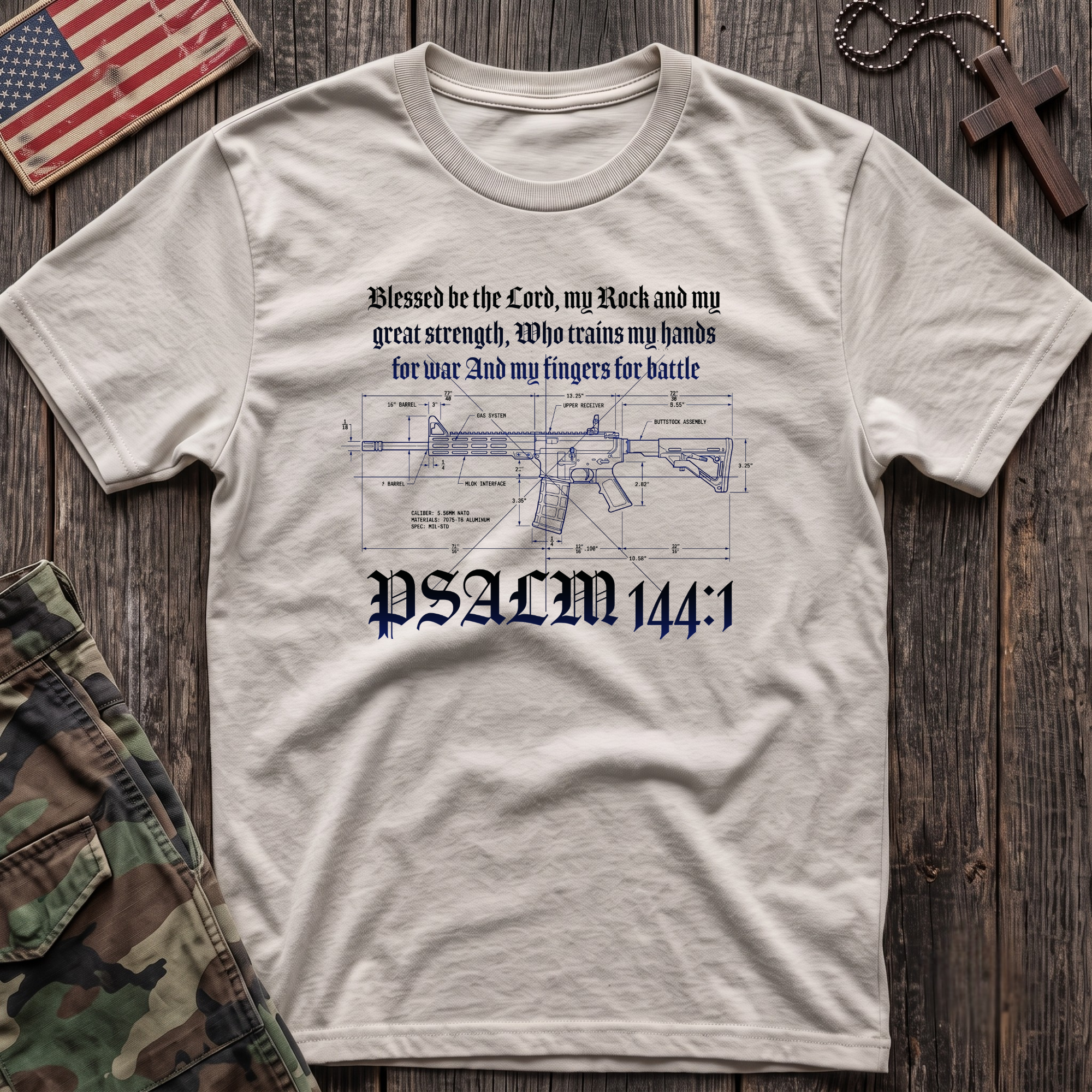 Rifle Blueprint T-Shirt