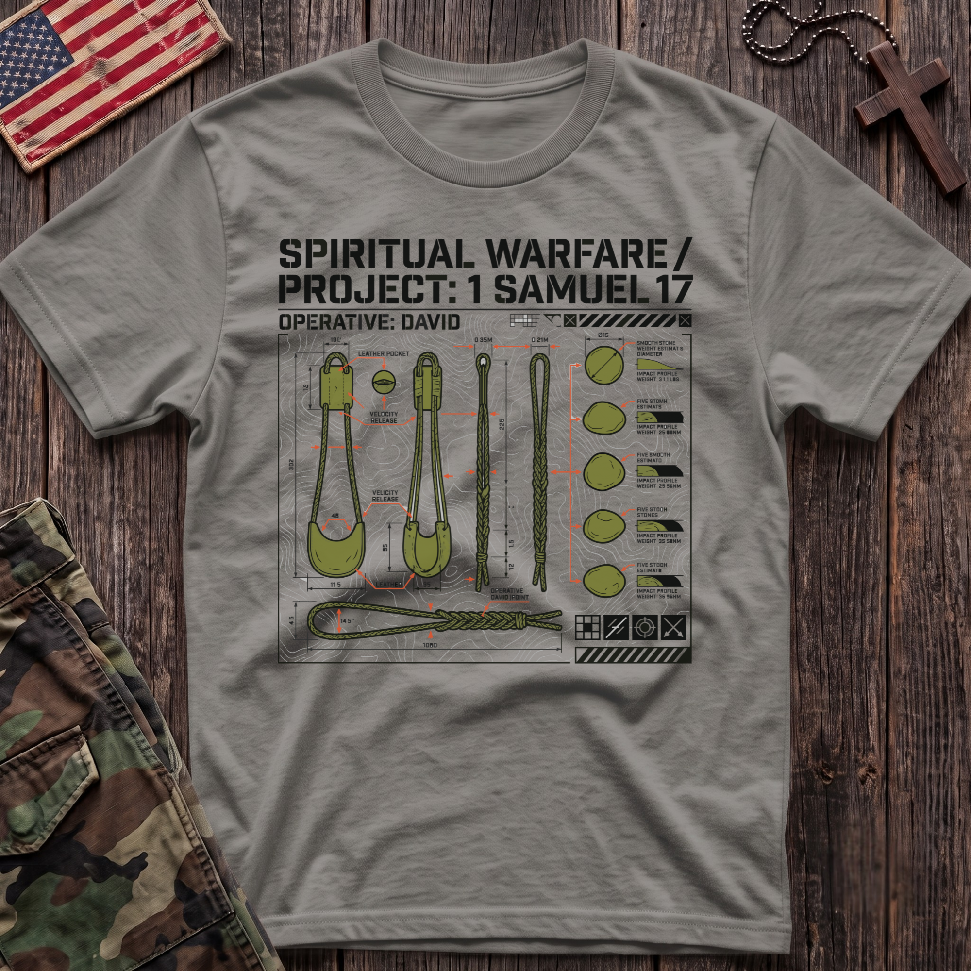 Warfare 1 Samuel T-Shirt